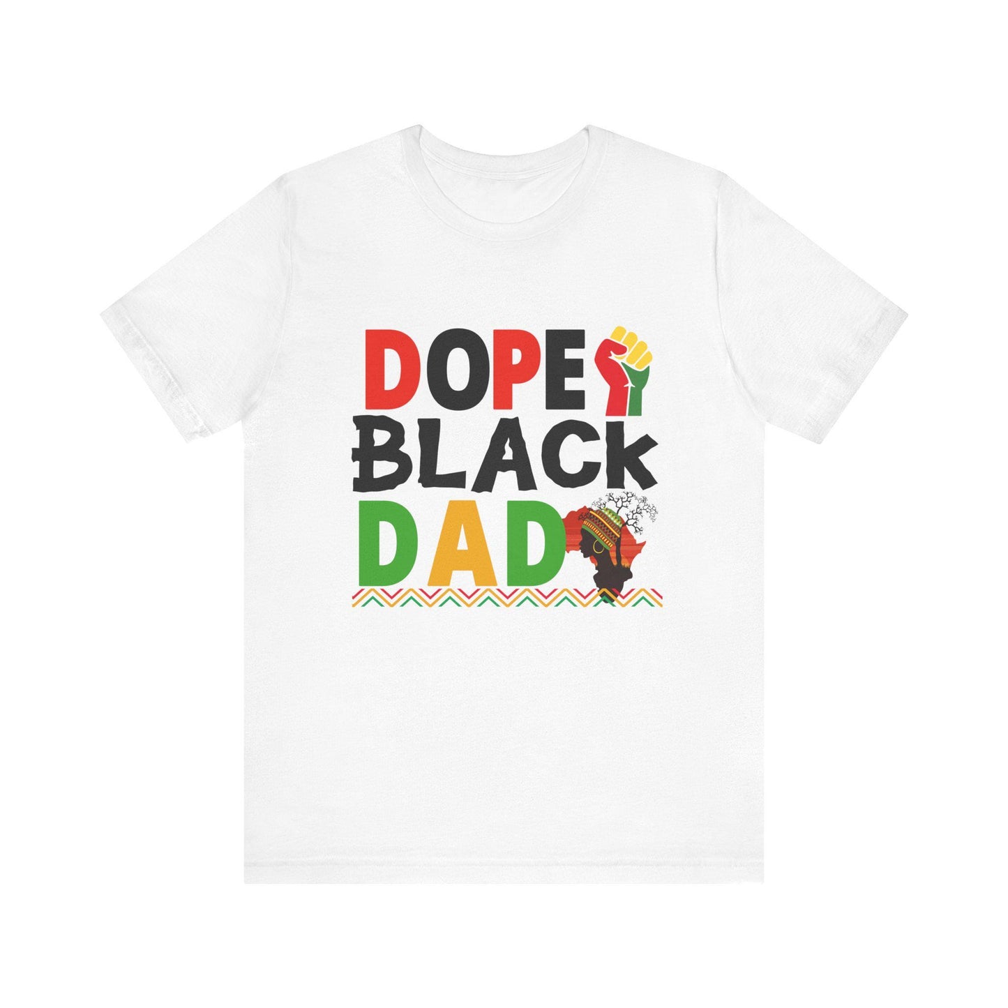 Dope Black Dad Tshirt, Father's Day Gift, Cool Dad Tee, Urban Dad Shirt, Trendy Papa Top