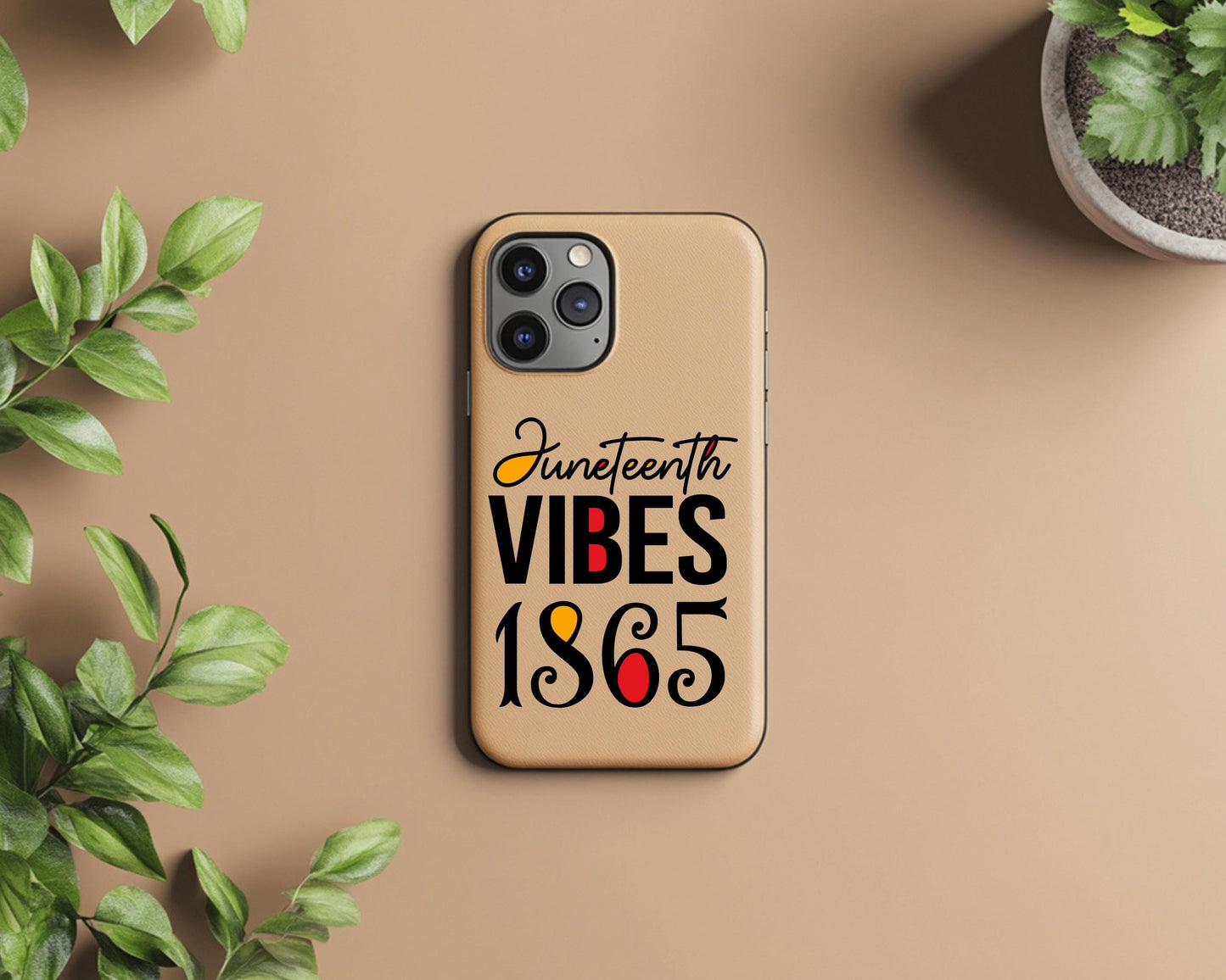 1865 vibes case, Juneteenth phone case, Black pride accessories, Freedom celebration case, African American history