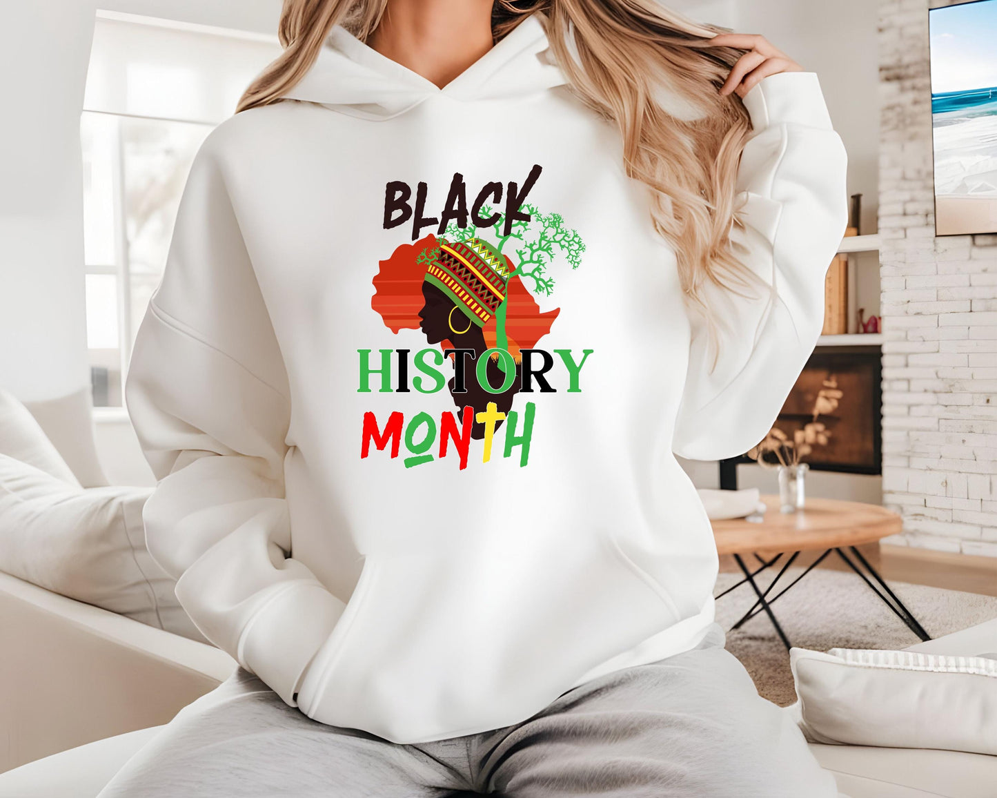 Black History Month Hoodie, Unisex Hooded Sweatshirt, African American Heritage Pullover, Civil Rights Movement Jumper, BHM Apparel