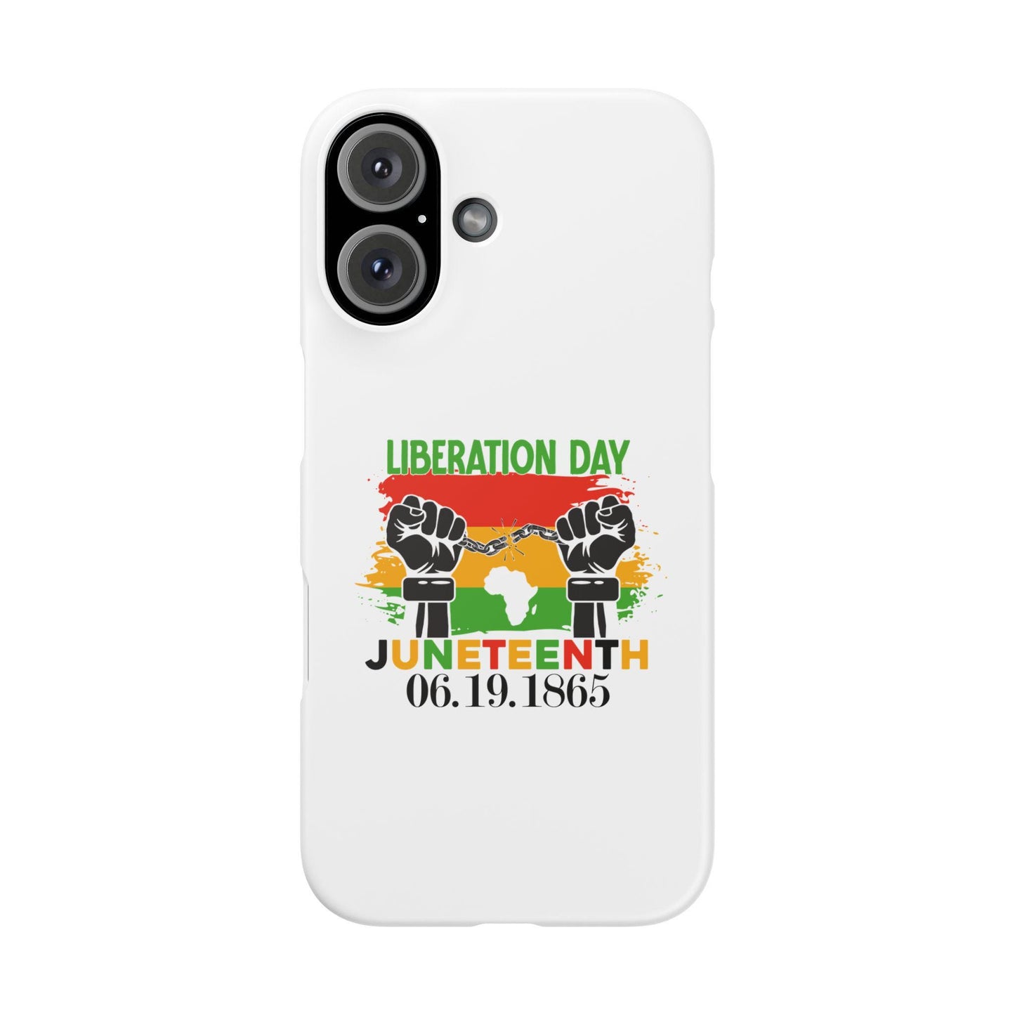Liberation phone case, Stylish phone case, Iphone case, Black heritage case, Juneteenth vibes, Liberation day gift