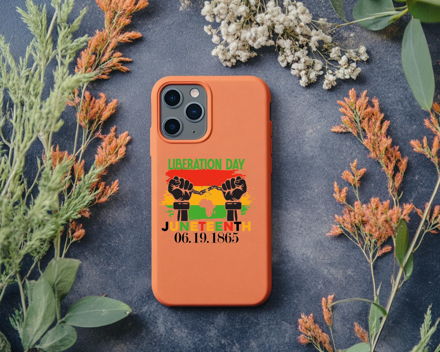 Liberation phone case, Stylish phone case, Iphone case, Black heritage case, Juneteenth vibes, Liberation day gift