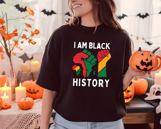 I Am Black History Tee, Unisex Jersey Short Sleeve Tee, African Heritage Gift, Black History Month Shirt, Cultural Pride T-Shirt, Equality &