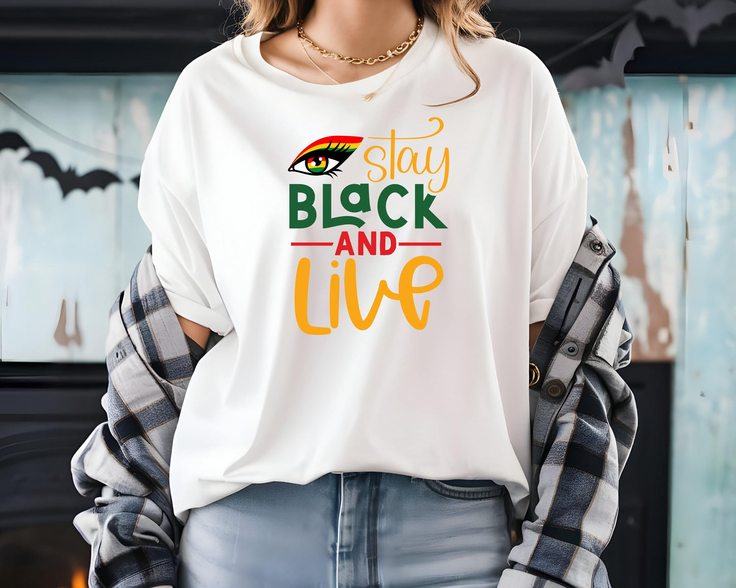 Stay Black and Live Unisex Jersey Short Sleeve Tee - Black Lives Matter T-Shirt, Activist Clothing, Protest Apparel, Inspirational Quote