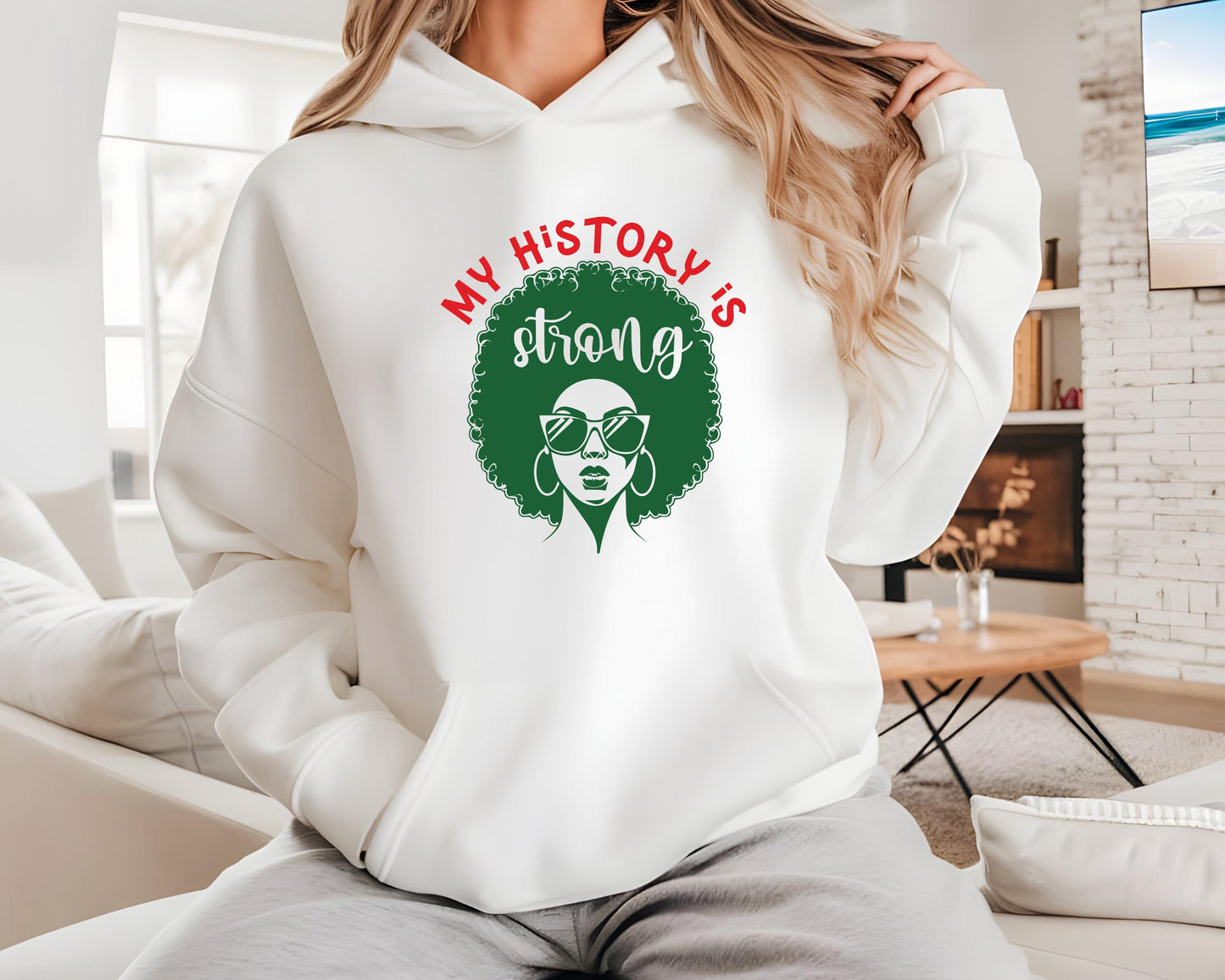 Strong History Lightweight Hoodie, Unisex Hooded Sweatshirt, Historical Heritage Pullover, DNA Ancestry Jumper, Cultural Roots Sweater,