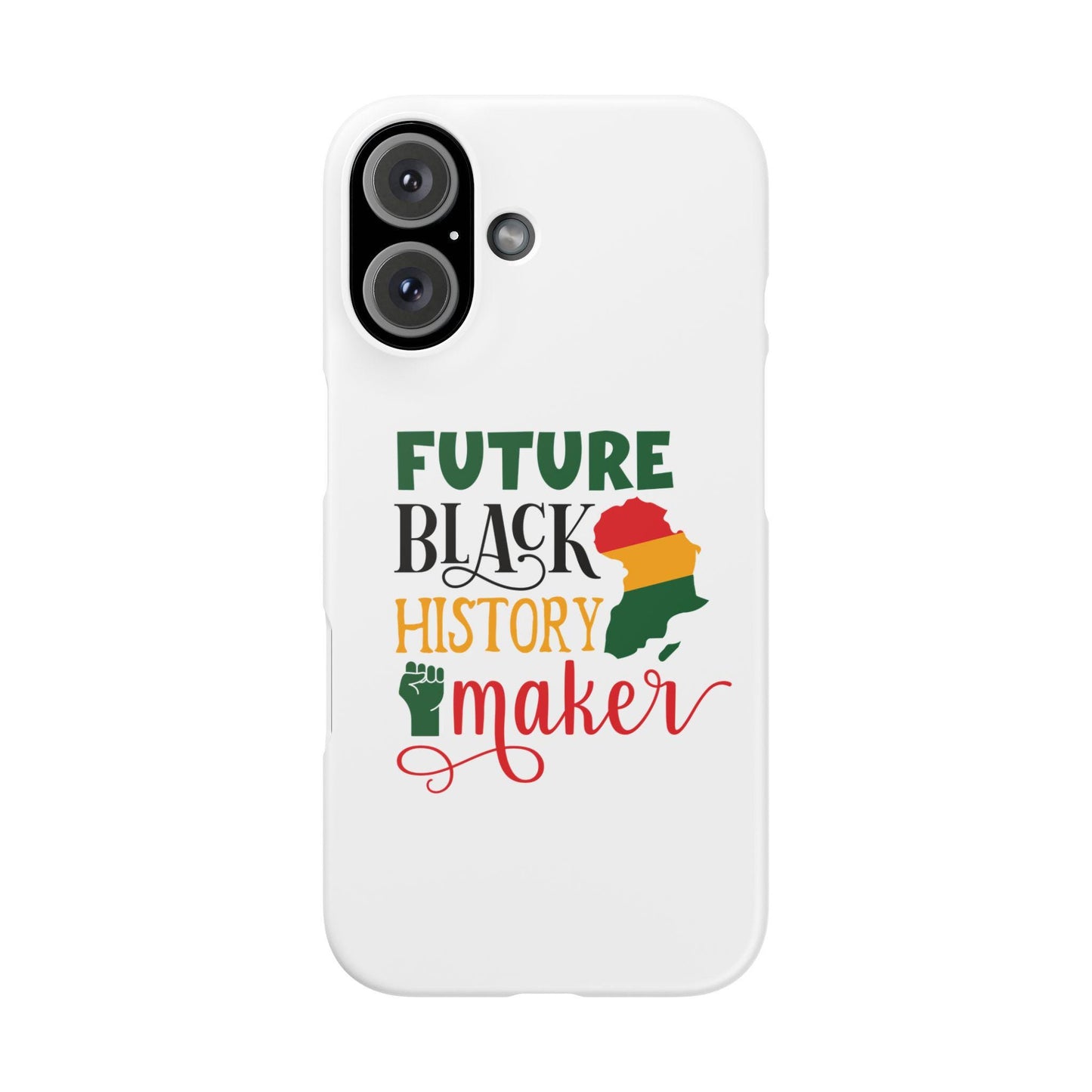 Future Black History Maker Snap Cases, African American Heritage Phone Cover, Civil Rights Activist, BLM Gift, Black Pride, Inspirational