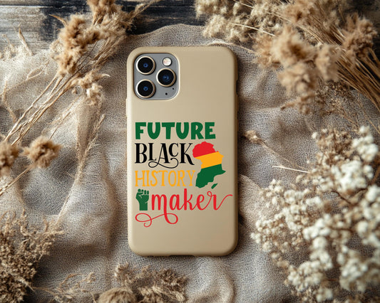 Future Black History Maker Snap Cases, African American Heritage Phone Cover, Civil Rights Activist, BLM Gift, Black Pride, Inspirational