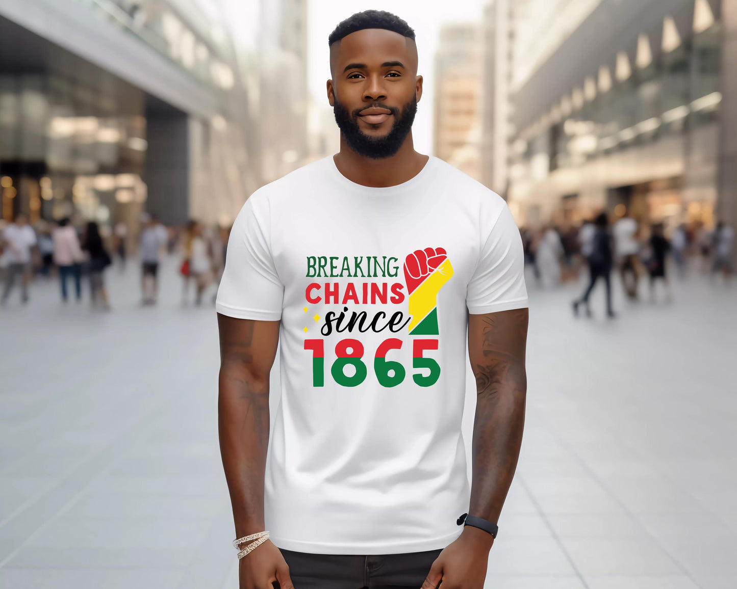 Breaking Chains Unisex Hoodie Sweatshirt, Anti-Slavery Lightweight Hooded Jumper, Emancipation Pullover, Civil Rights Activist Top, Freedom