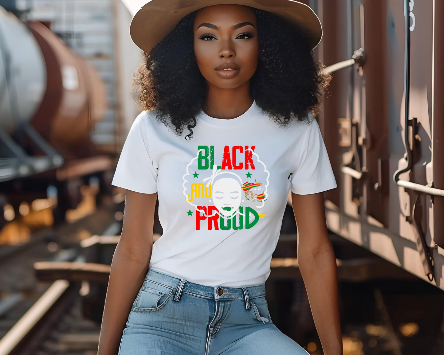 Black and Proud Unisex Tee, Graphic Tee, African American Pride Shirt, Equality T-Shirt, Social Justice Tee