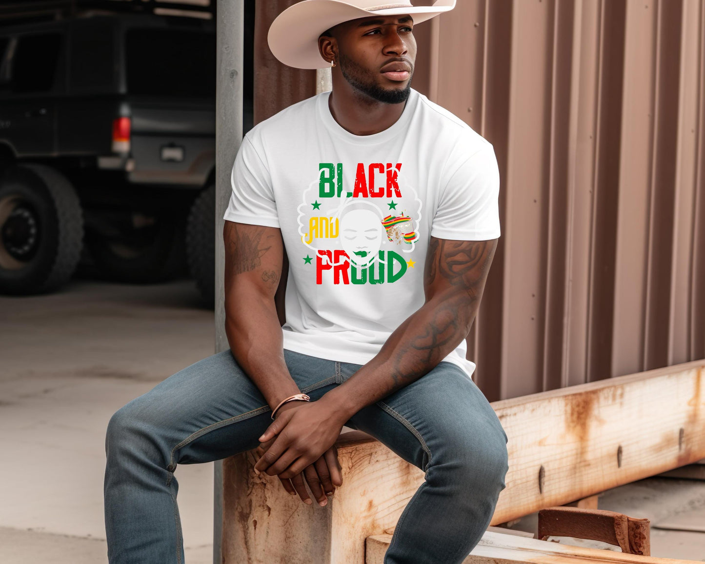 Black and Proud Unisex Tee, Graphic Tee, African American Pride Shirt, Equality T-Shirt, Social Justice Tee