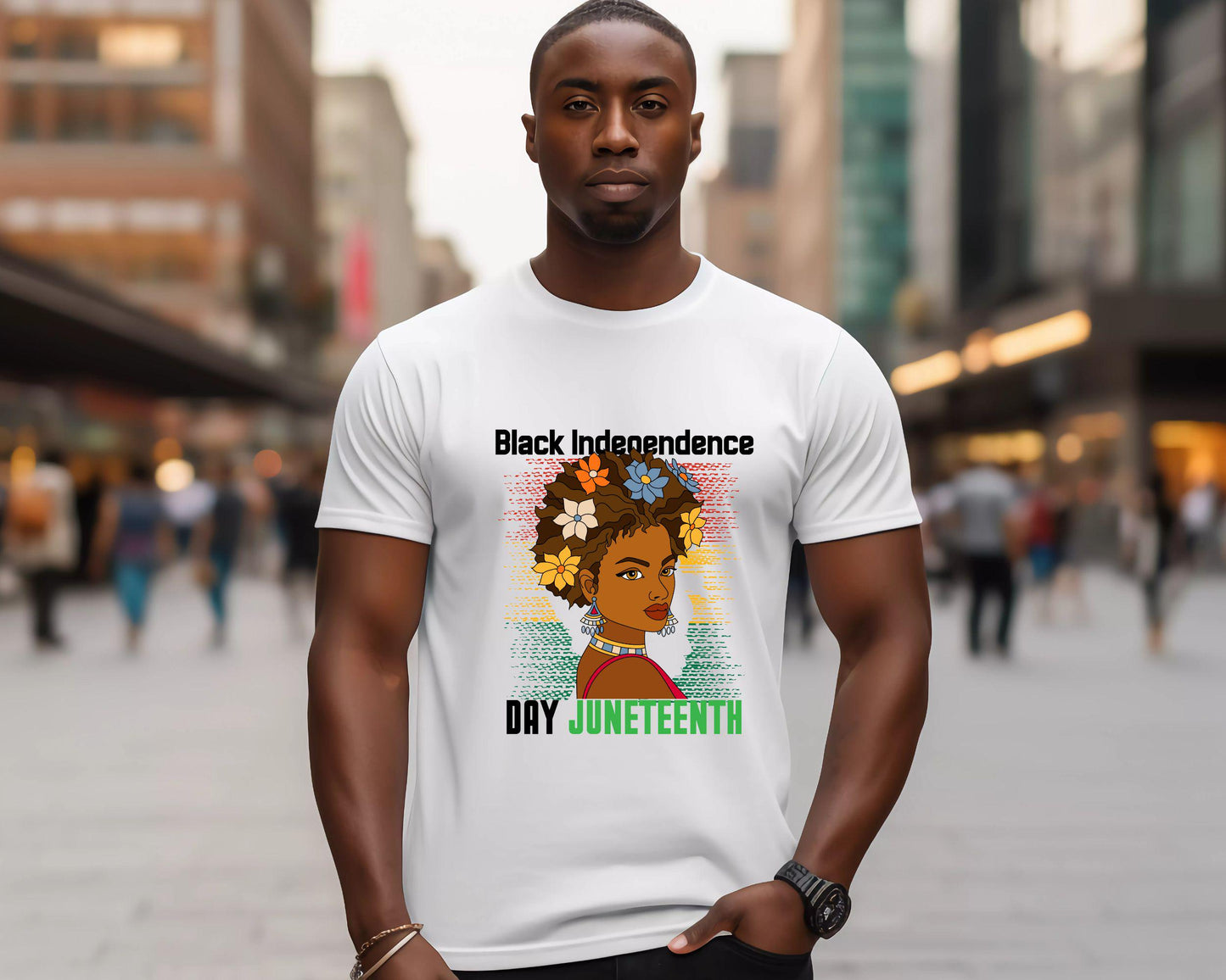 Black Independence Day Juneteenth Unisex Tee Shirt, Men Women African American Celebration T-Shirt, Fourth of July Apparel, Red White and