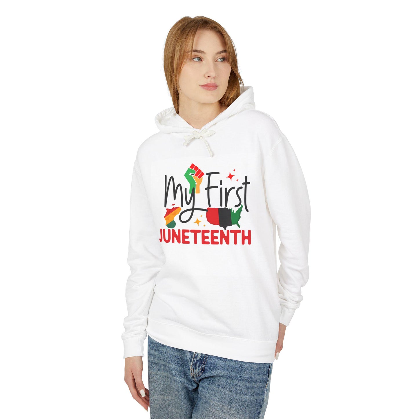 Juneteenth Lightweight Hoodie, Black History Sweatshirt, African American Hooded Jumper, Emancipation Day Pullover, Freedom Celebration