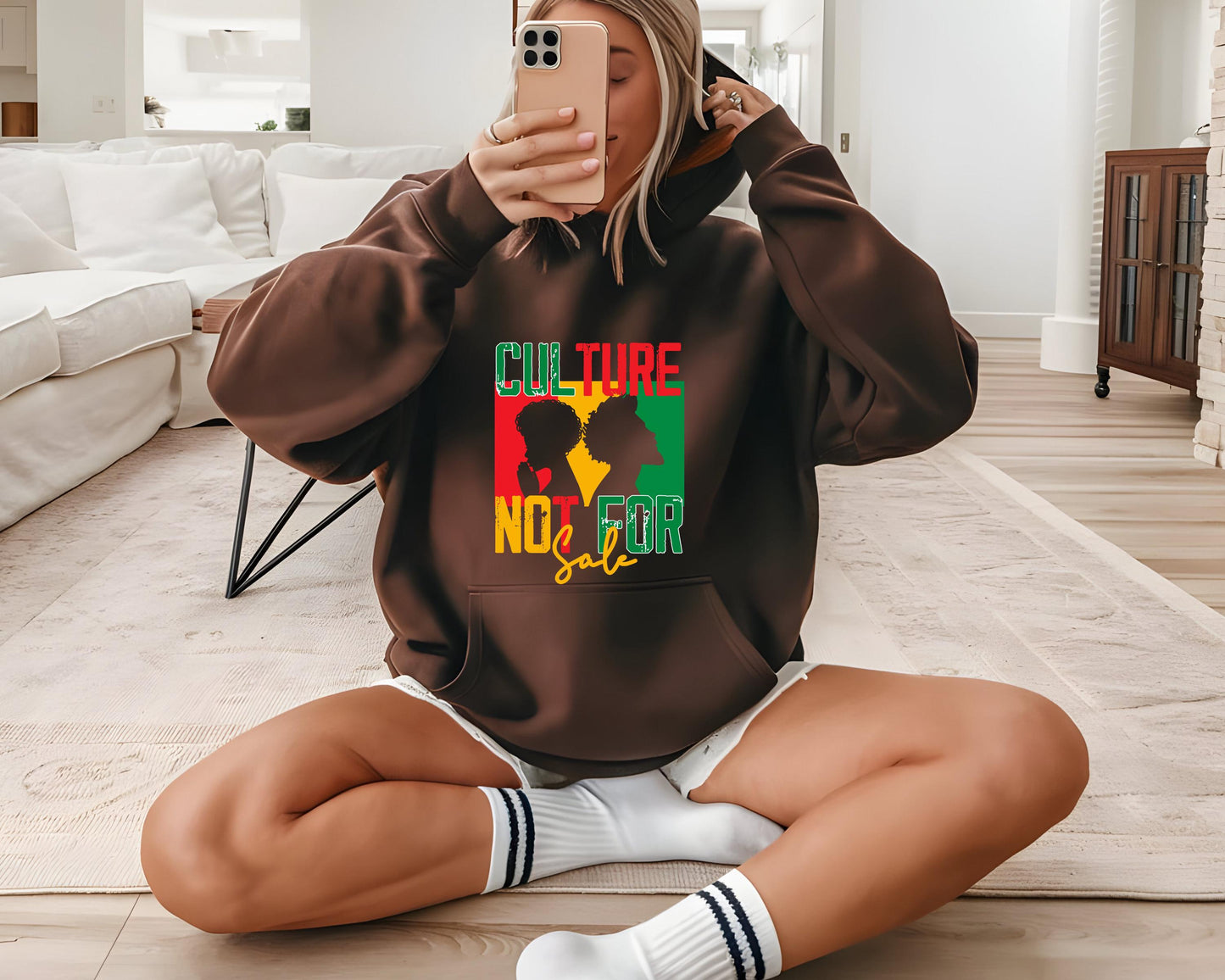 Culture Not For Sale Hoodie, Social Justice Sweatshirt, Protest Apparel, Activist Clothing, Equality Hooded Top