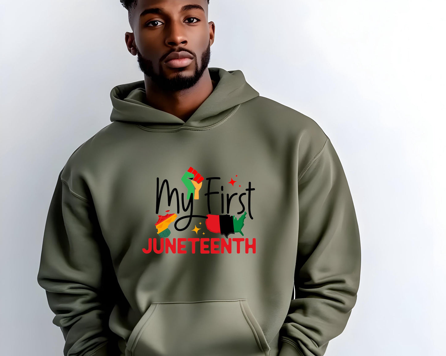 Juneteenth Lightweight Hoodie, Black History Sweatshirt, African American Hooded Jumper, Emancipation Day Pullover, Freedom Celebration