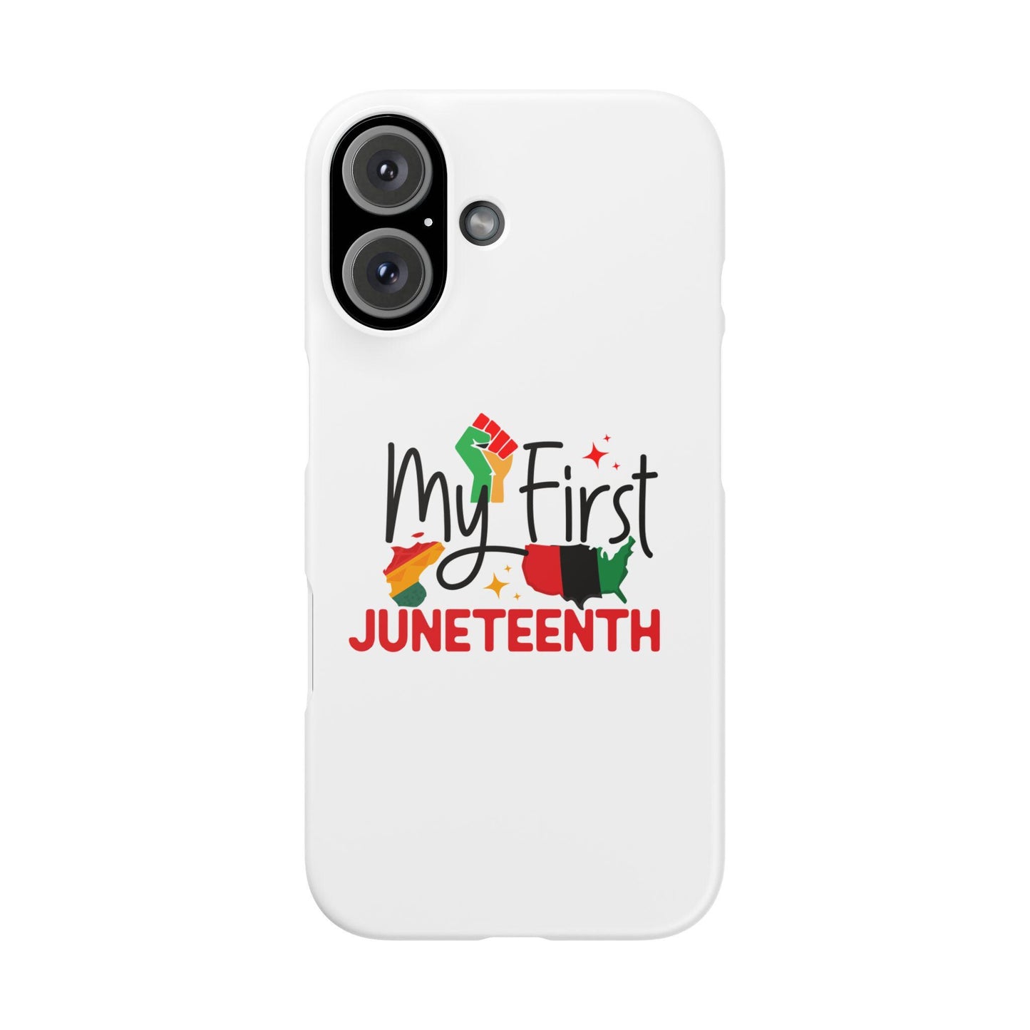 First Juneteenth case, Cultural phone case,  Stylish phone case,  Pan-African case, Black history gift,  Proud Black case