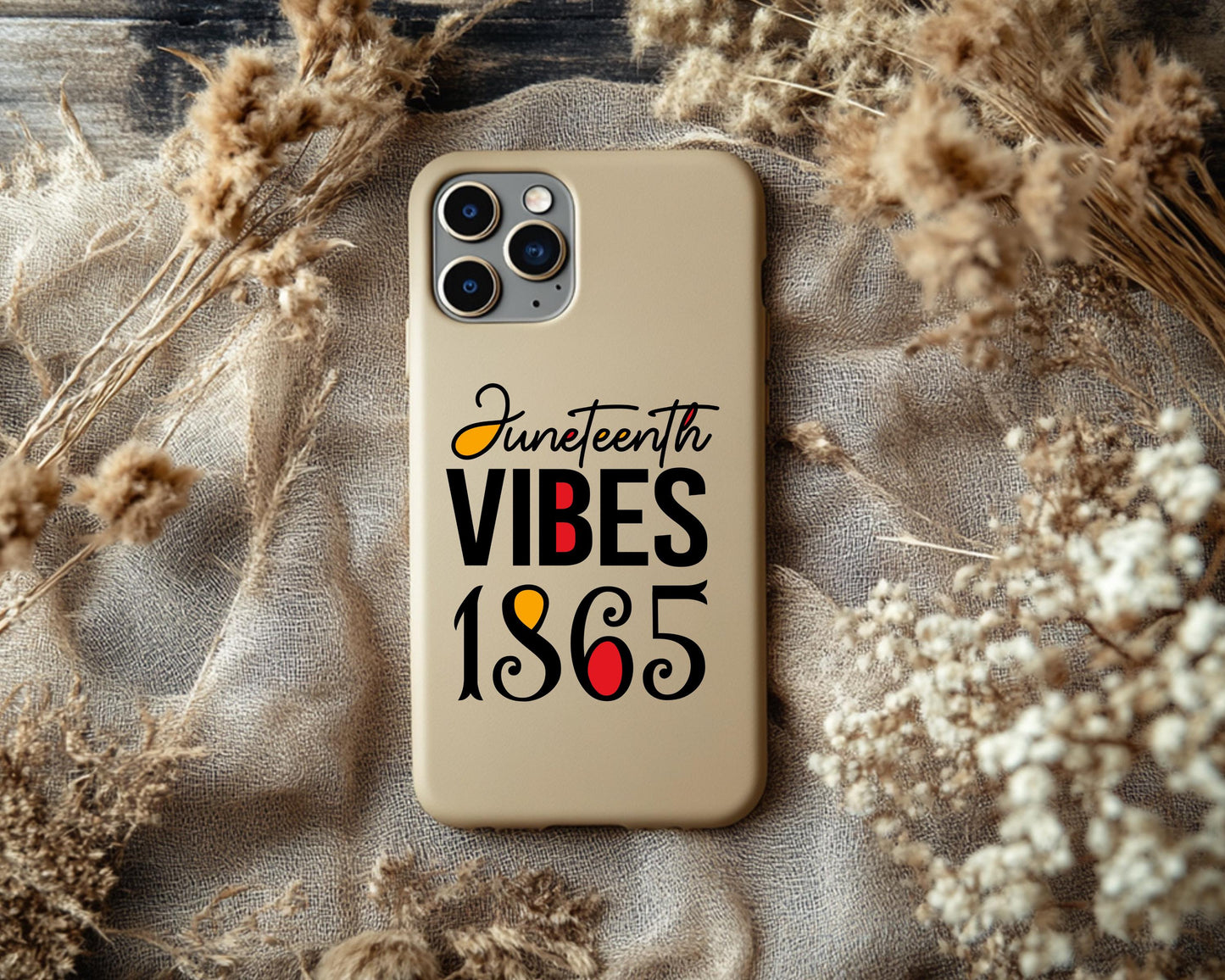 1865 vibes case, Juneteenth phone case,  Black pride accessories,  Freedom celebration case,  African American history