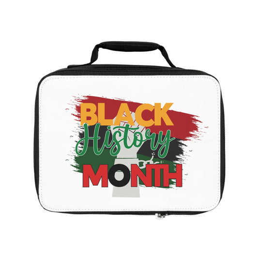 Lunch Bag, Black History Month Bag - African American Heritage Insulated Tote, Cultural Pride Lunchbox, BHM Lunch Container, Ethnic Food