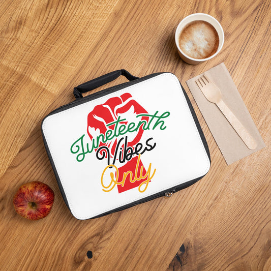 Juneteenth Vibes Lunch Bag | Colorful Insulated Bag | Perfect for Celebrations, Picnics, or Day Trips | Eco-Friendly Gift Idea, Festive Food