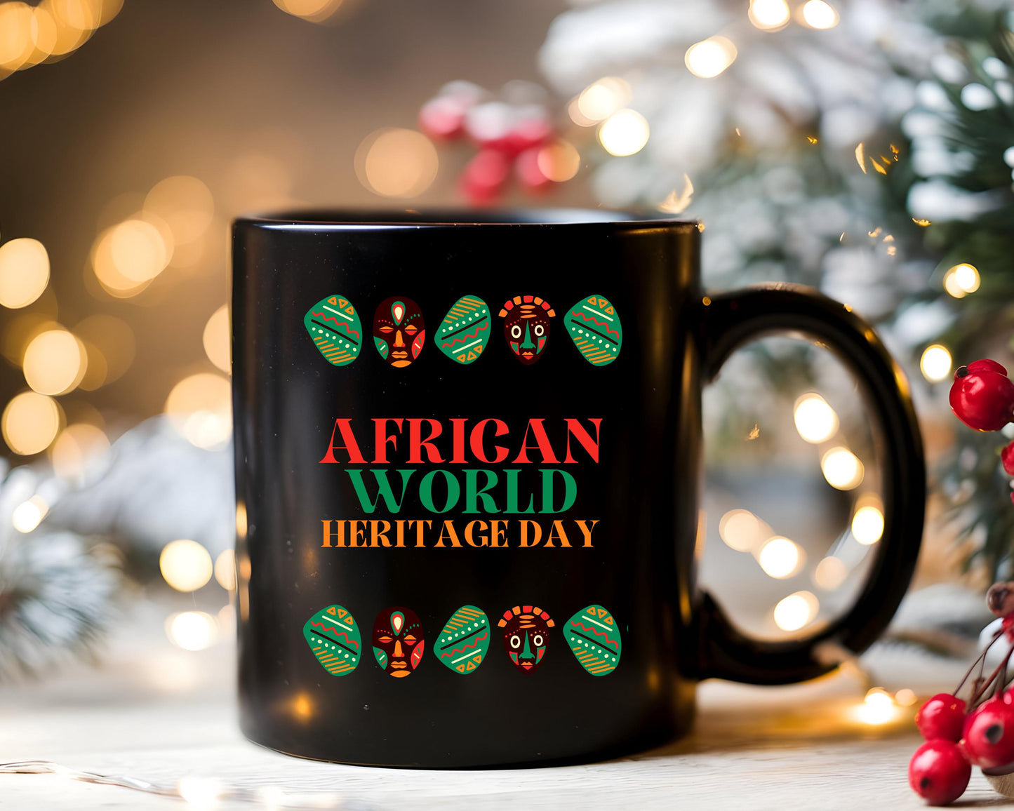 Africa World Heritage Day Mug | African Culture Coffee Cup | Unique Gift