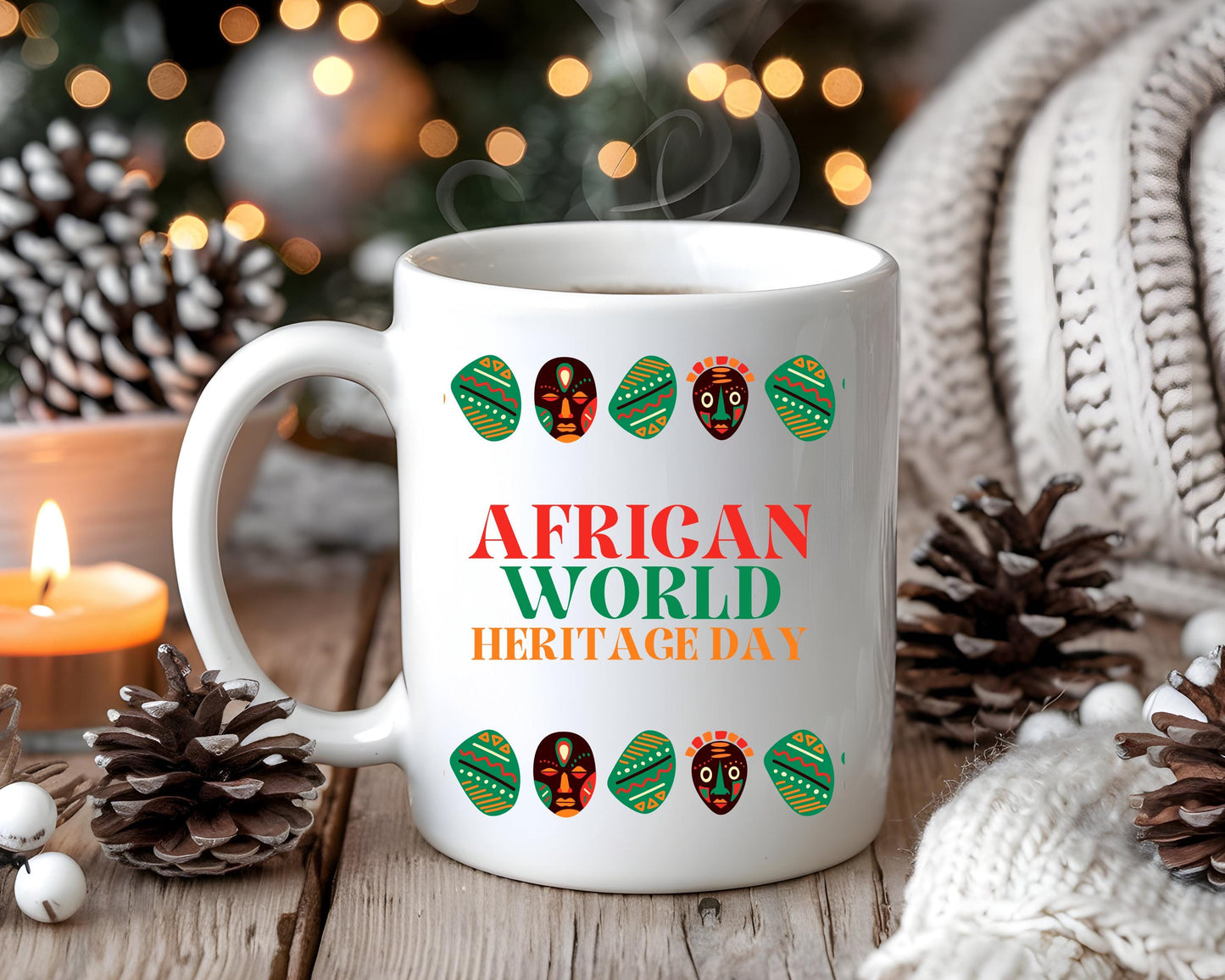 Africa World Heritage Day Mug | African Culture Coffee Cup | Unique Gift