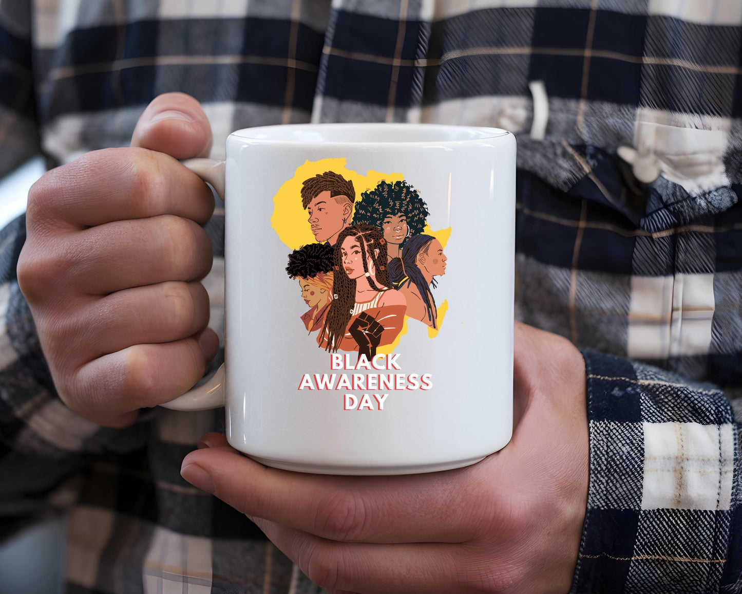 Black Awareness Day Mug | African American Pride Coffee Cup | Heritage Gift