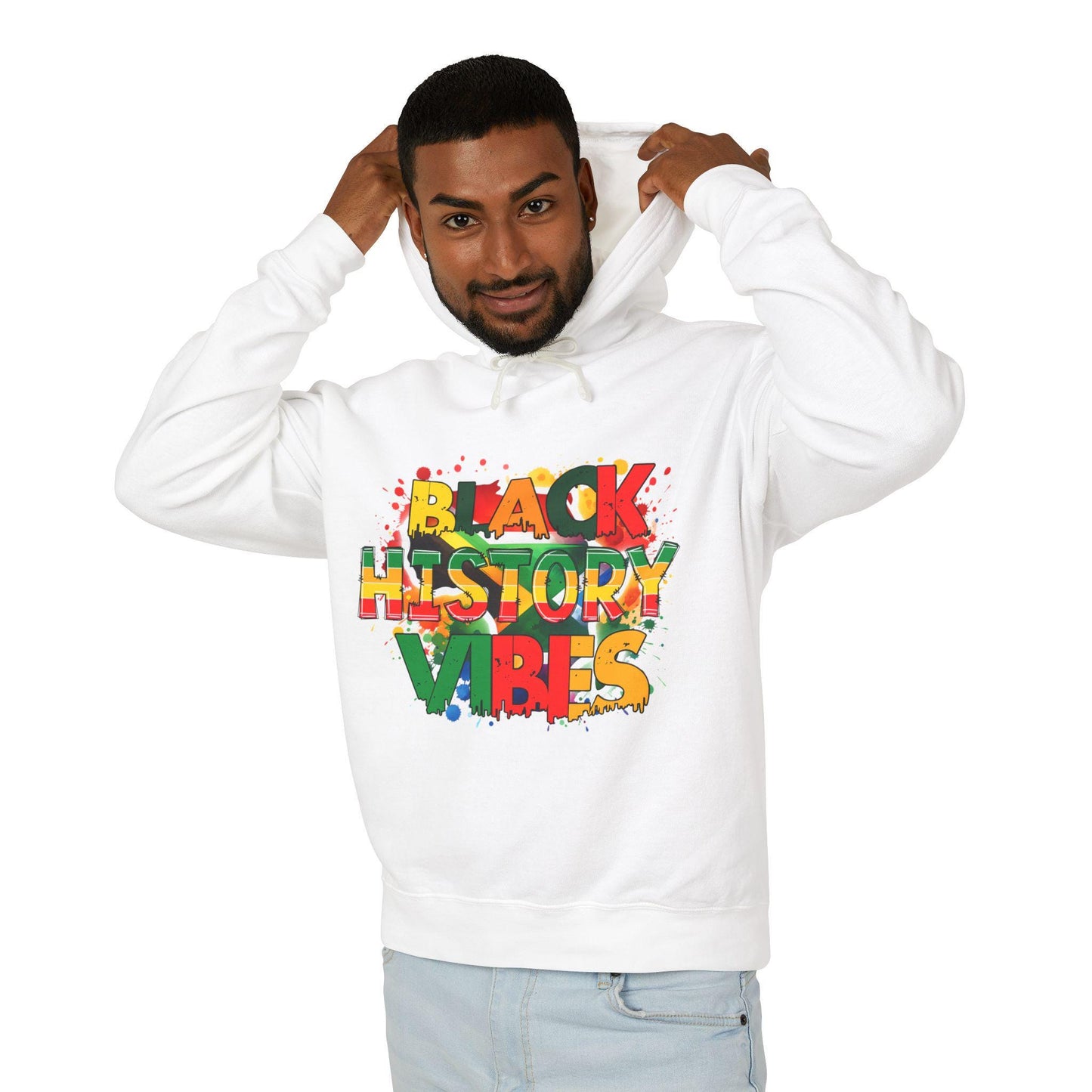 Black History Vibes Hoodie | African American Pride Sweatshirt | Unisex Apparel