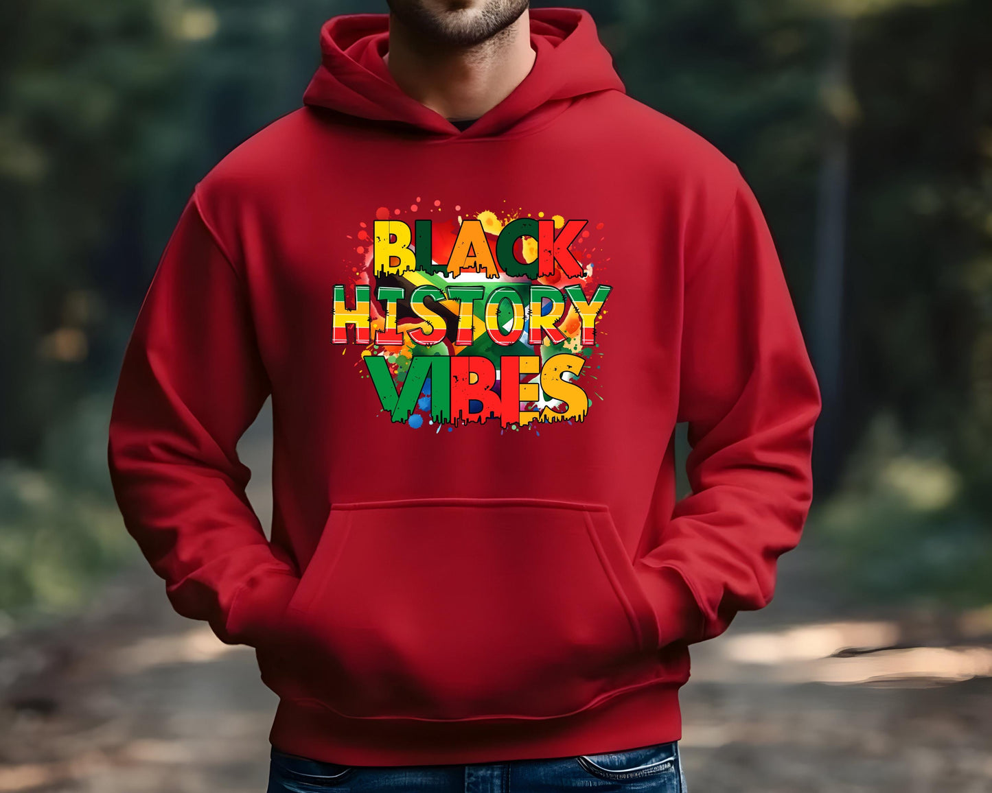 Black History Vibes Hoodie | African American Pride Sweatshirt | Unisex Apparel