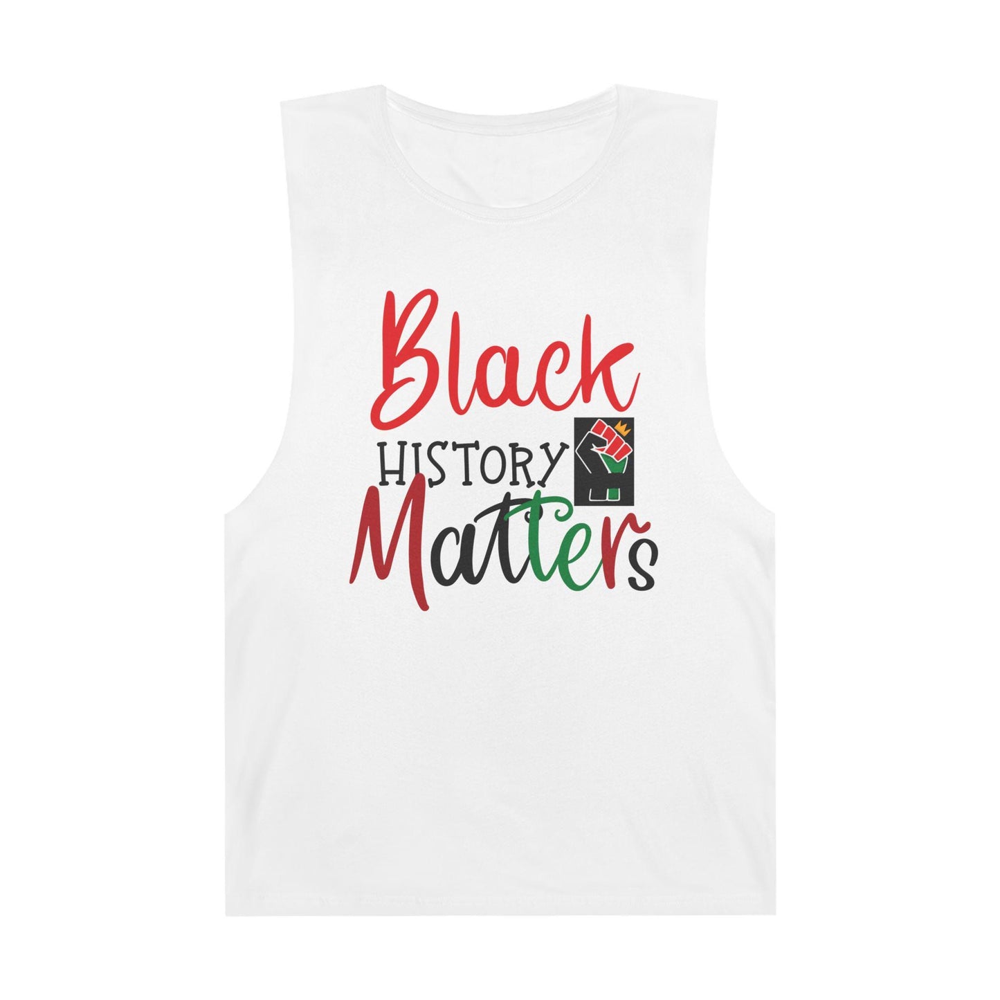 Black History Matters Tank Top - Unisex Graphic Tee, African American Pride Shirt, Civil Rights Movement Apparel, African Heritage Gift, BLM