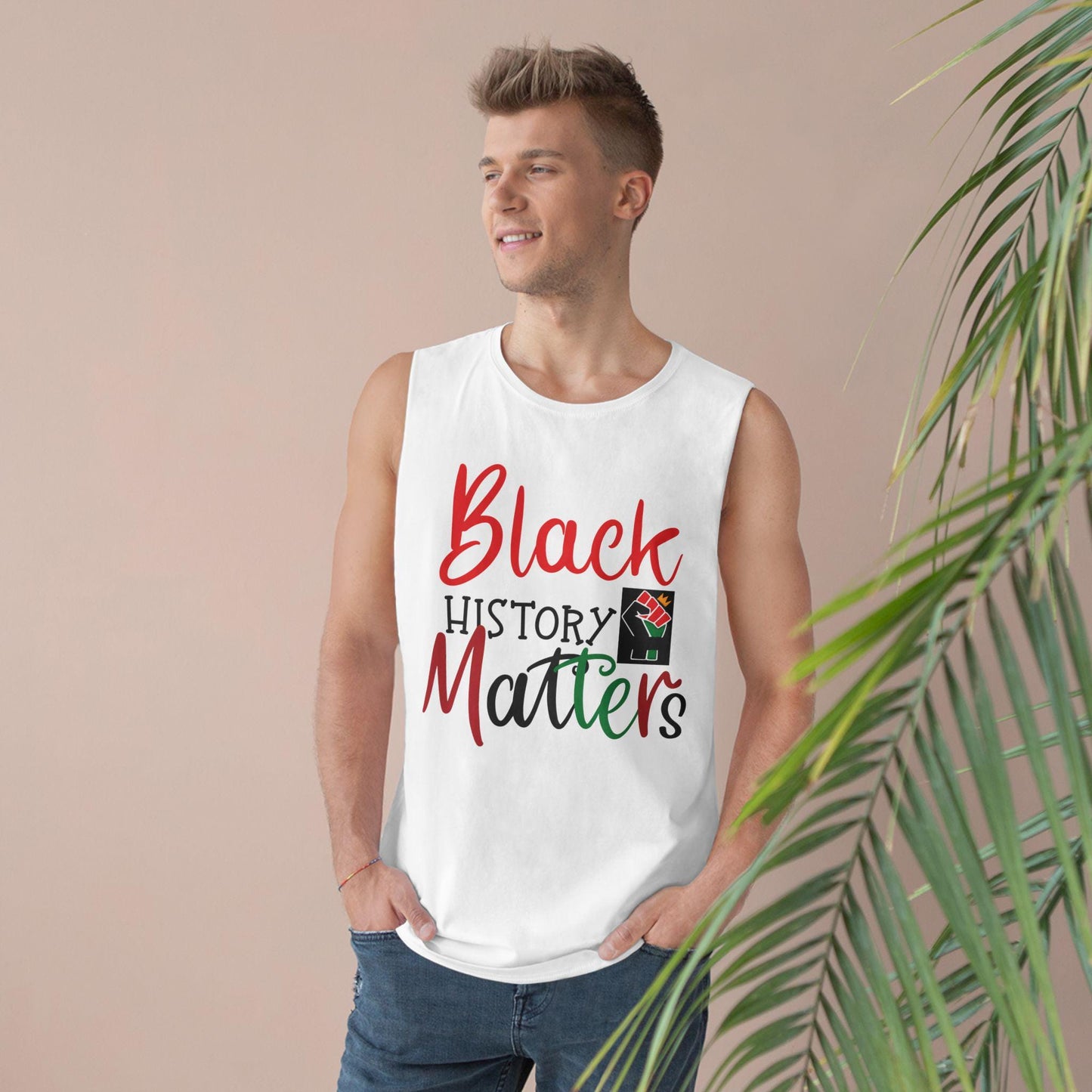 Black History Matters Tank Top - Unisex Graphic Tee, African American Pride Shirt, Civil Rights Movement Apparel, African Heritage Gift, BLM