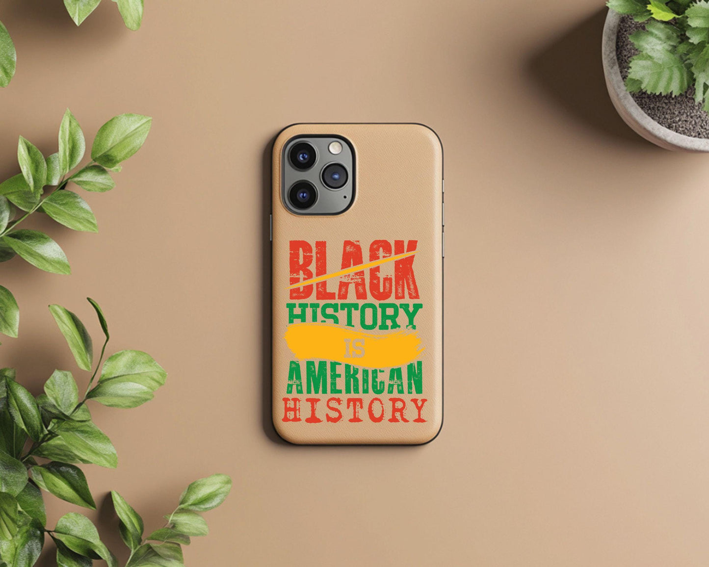 Black History is American History Snap Case Phone Case - African American Heritage, Civil Rights, BLM, Equality, Activist Gift