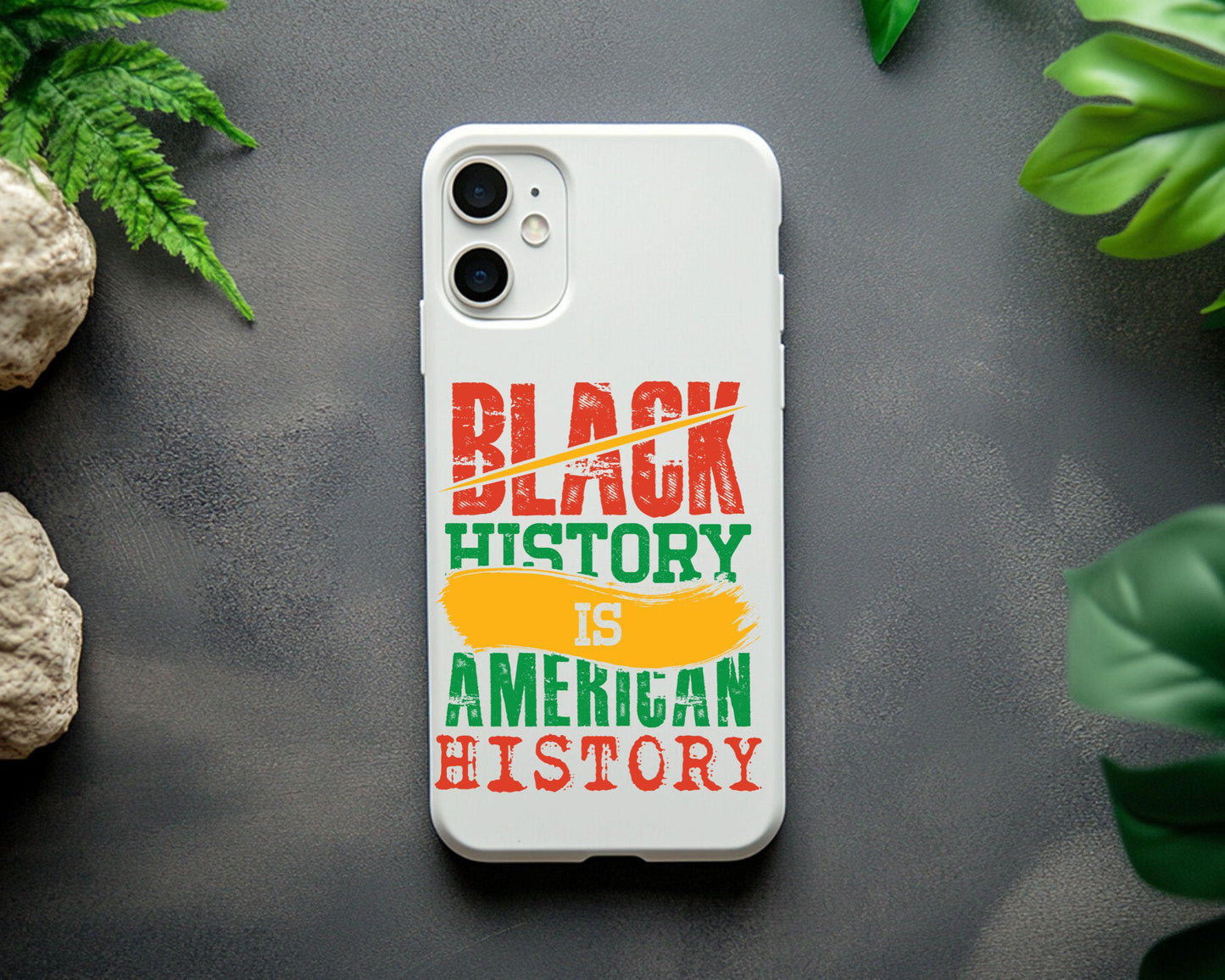 Black History is American History Snap Case Phone Case - African American Heritage, Civil Rights, BLM, Equality, Activist Gift