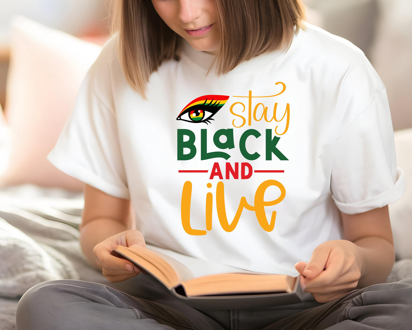 Stay Black and Live Unisex Jersey Short Sleeve Tee - Black Lives Matter T-Shirt, Activist Clothing, Protest Apparel, Inspirational Quote