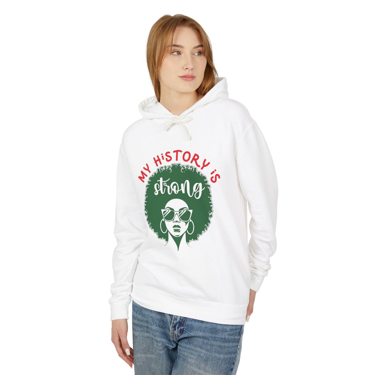 Strong History Lightweight Hoodie, Unisex Hooded Sweatshirt, Historical Heritage Pullover, DNA Ancestry Jumper, Cultural Roots Sweater,