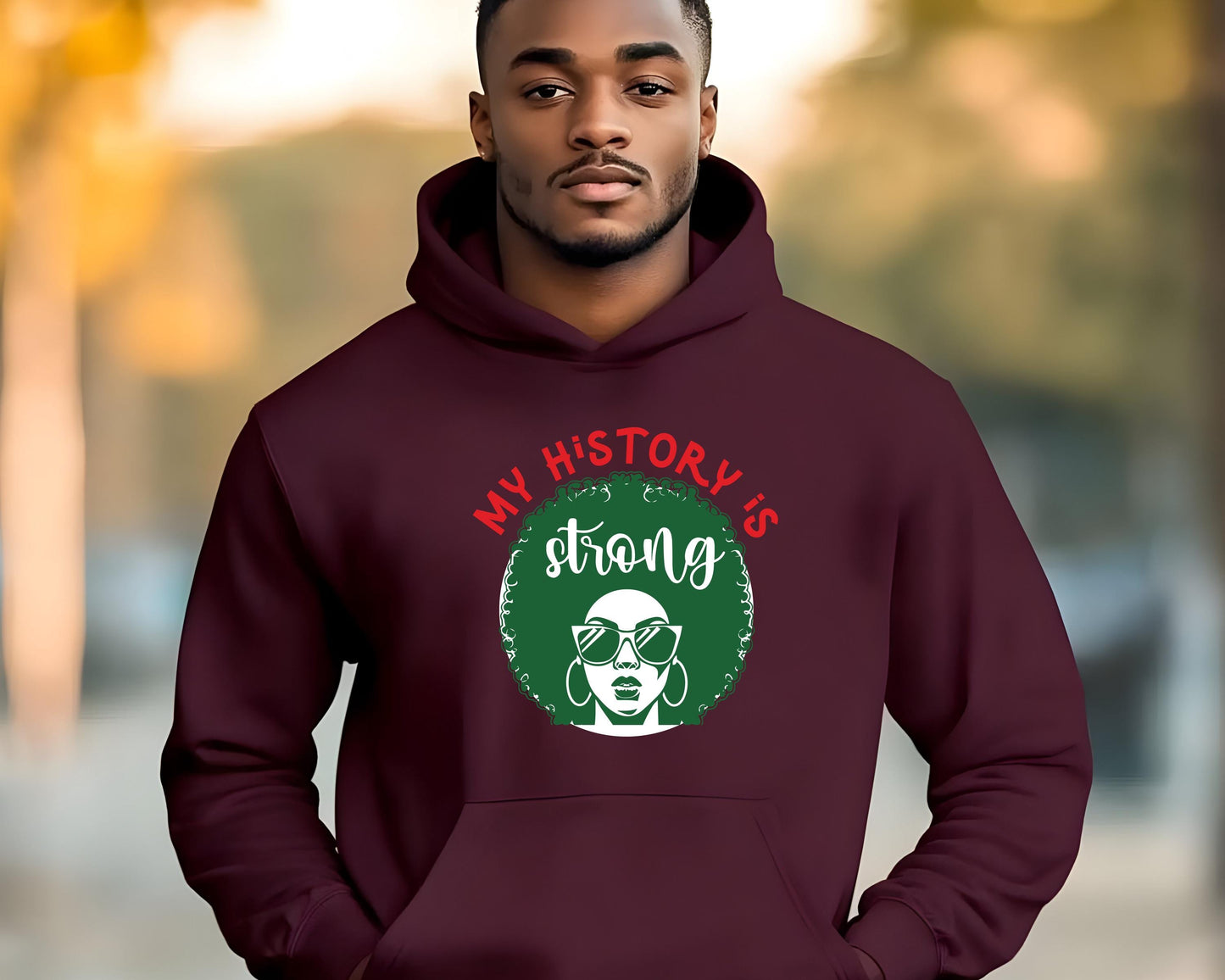 Strong History Lightweight Hoodie, Unisex Hooded Sweatshirt, Historical Heritage Pullover, DNA Ancestry Jumper, Cultural Roots Sweater,