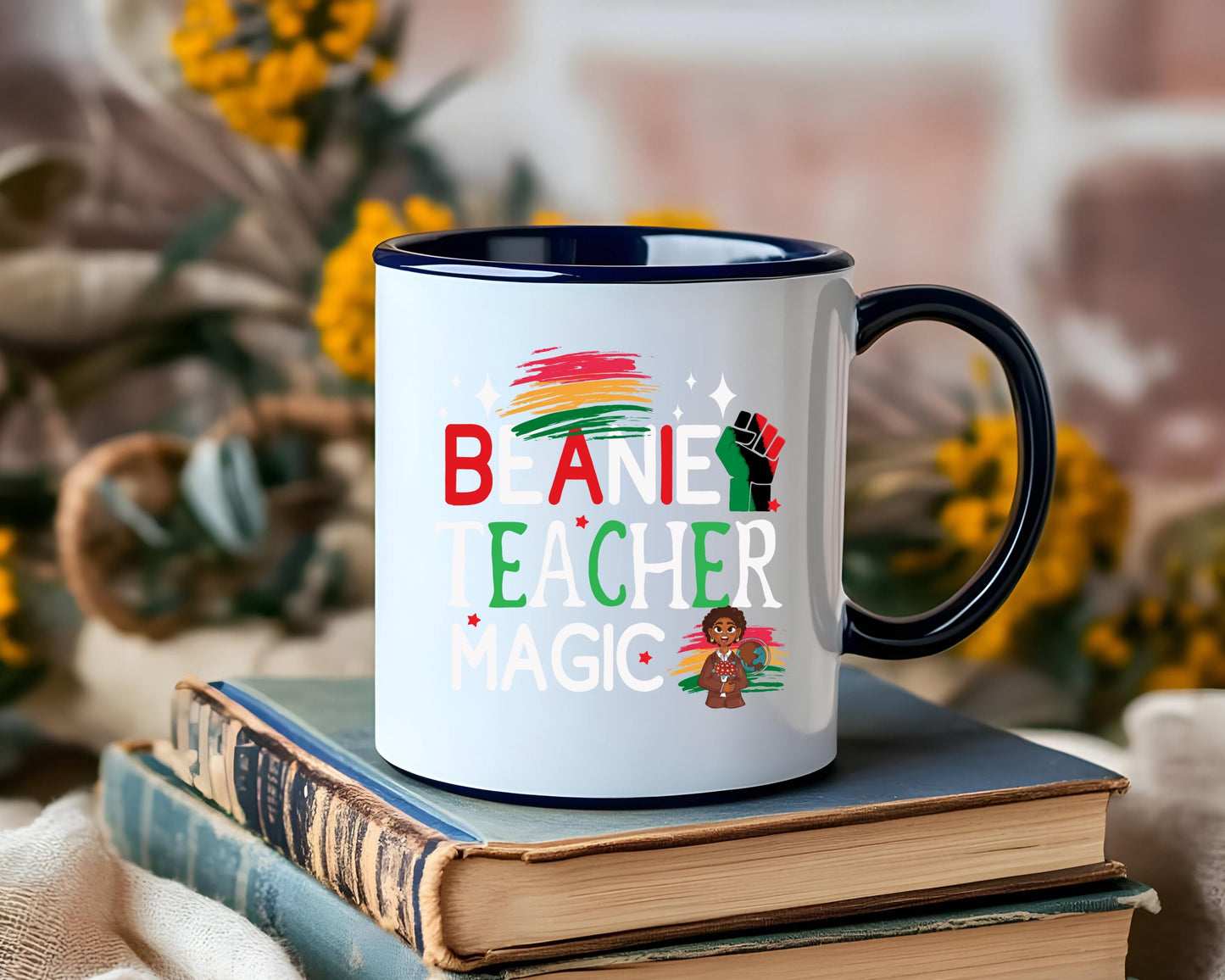 Teacher Magic, Beanie Mug , Color-Changing Mug for Teachers