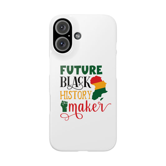 Future Black History Maker Snap Cases, African American Heritage Phone Cover, Civil Rights Activist, BLM Gift, Black Pride, Inspirational