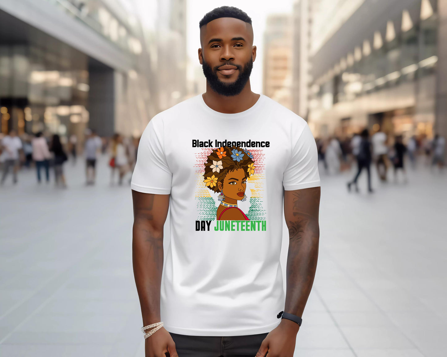 Black Independence Day Juneteenth Tee, Unisex T-Shirt for Celebration, Black History Shirt, African American Pride Gift, Ethnic Heritage