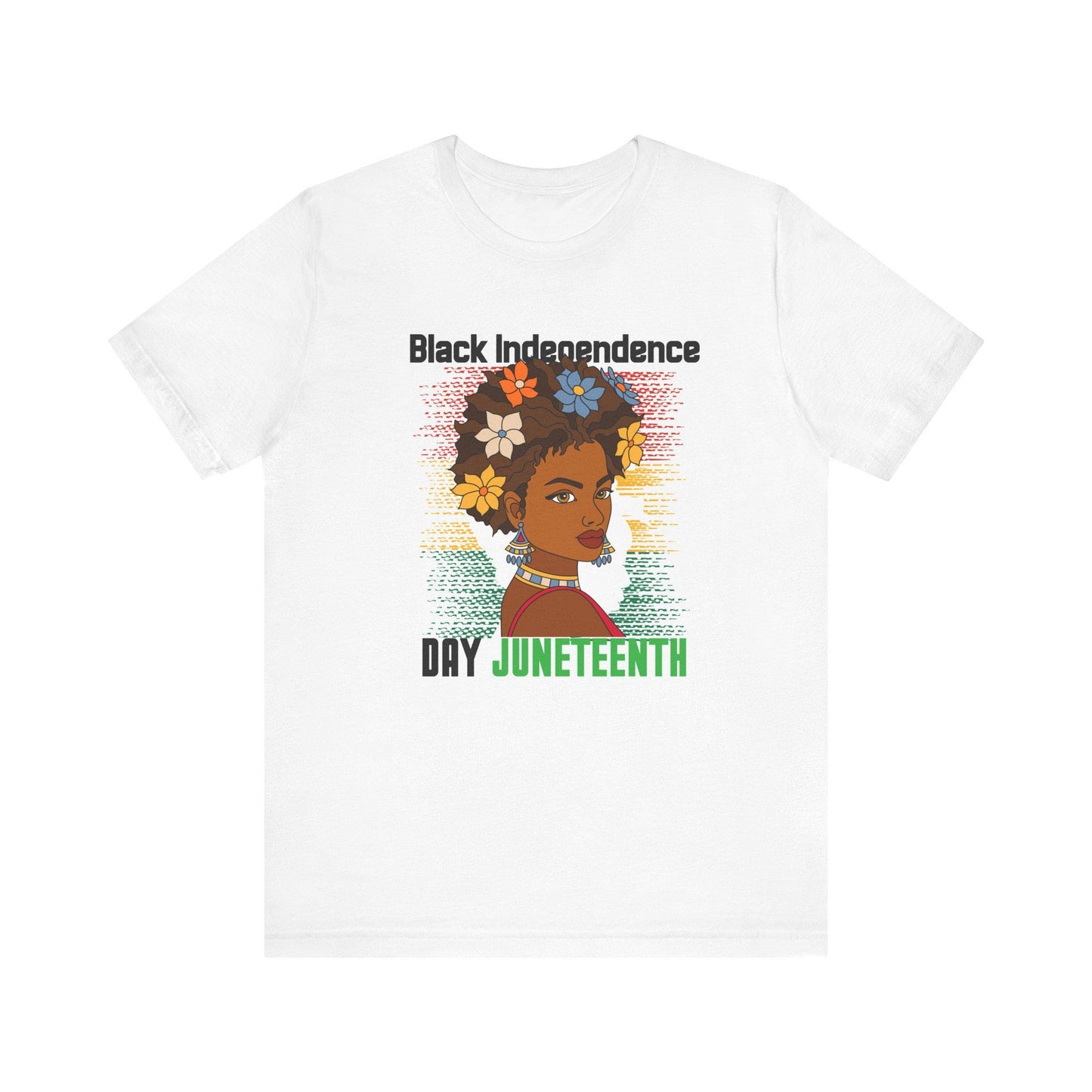 Black Independence Day Juneteenth Unisex Tee Shirt, Men Women African American Celebration T-Shirt, Fourth of July Apparel, Red White and