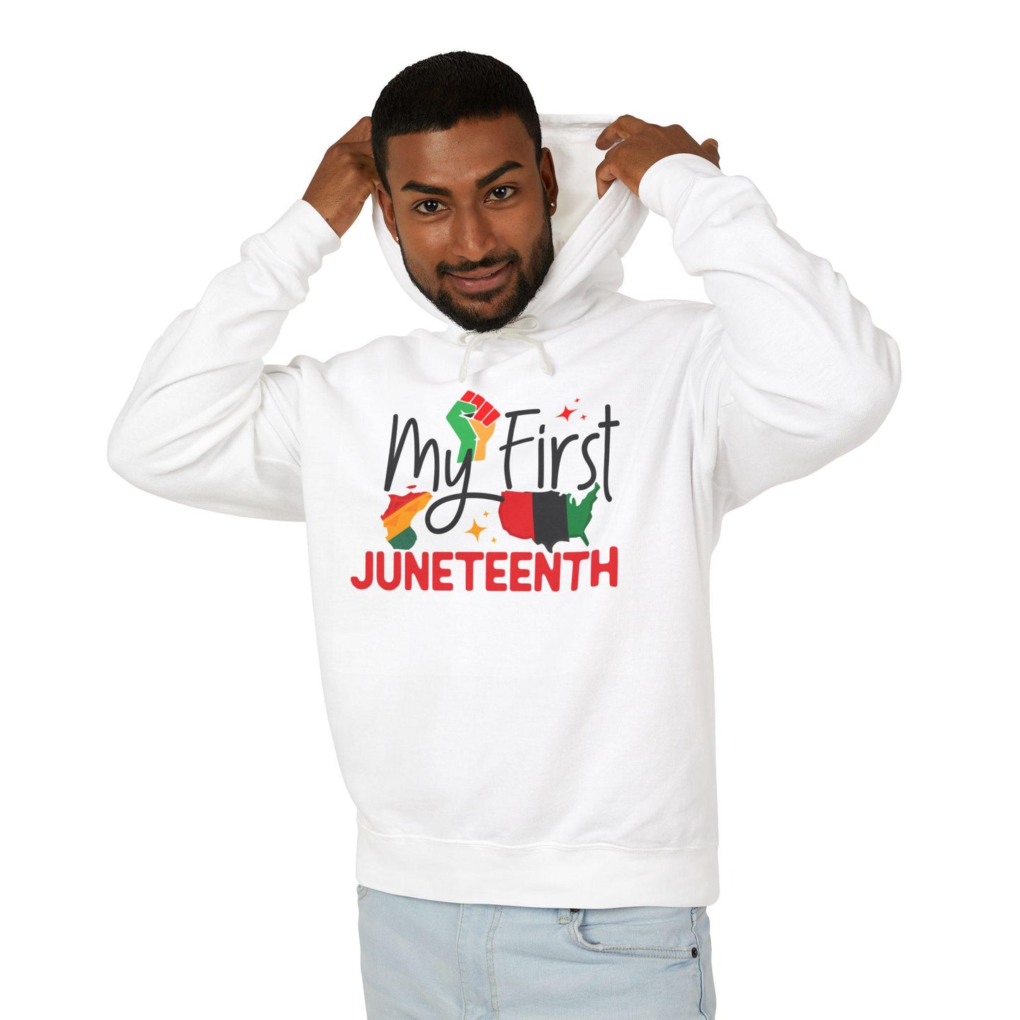 Juneteenth Lightweight Hoodie, Black History Sweatshirt, African American Hooded Jumper, Emancipation Day Pullover, Freedom Celebration