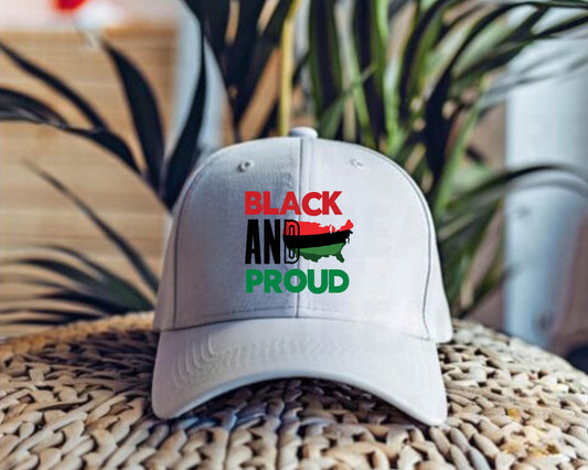 Mesh Cap, Black and Proud Hat, African American Pride Baseball Cap, Melanin Gift, Empowering Headwear, Afrocentric Accessories