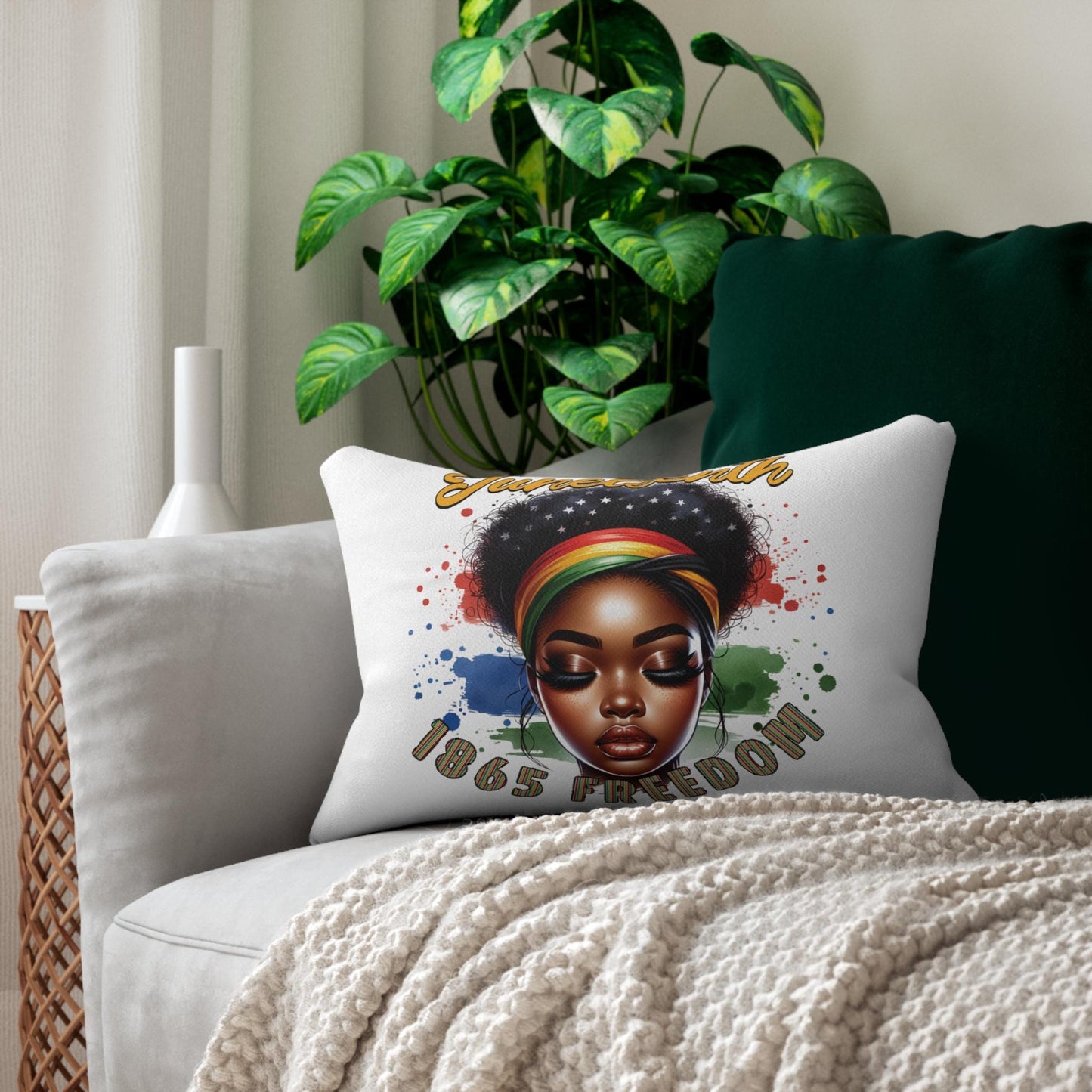 Juneteenth Freedom Pillow, African American History Cushion, Black History Month Decor, Emancipation Day Throw Pillow, Civil Rights Movement