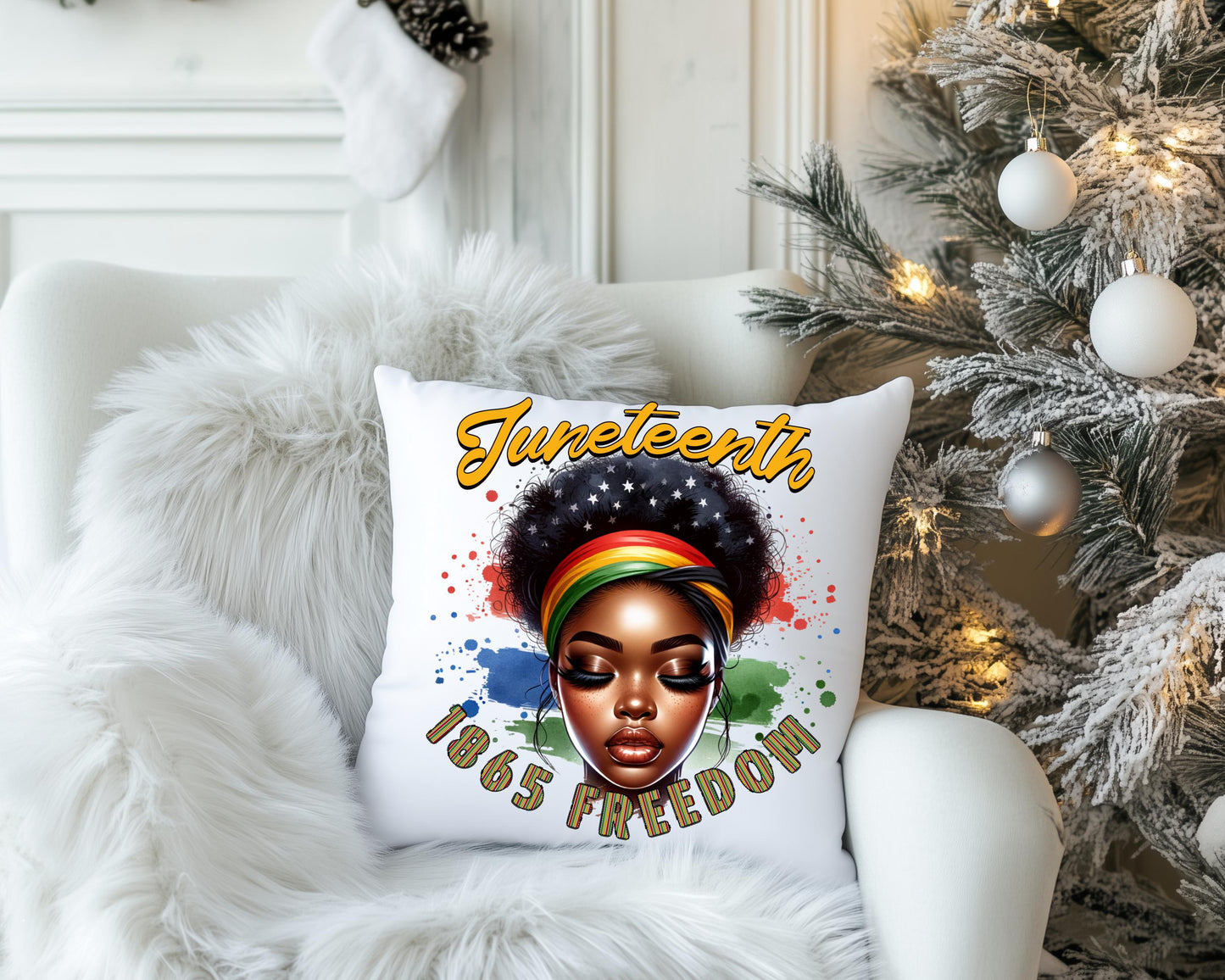 Juneteenth Freedom Pillow, African American History Cushion, Black History Month Decor, Emancipation Day Throw Pillow, Civil Rights Movement