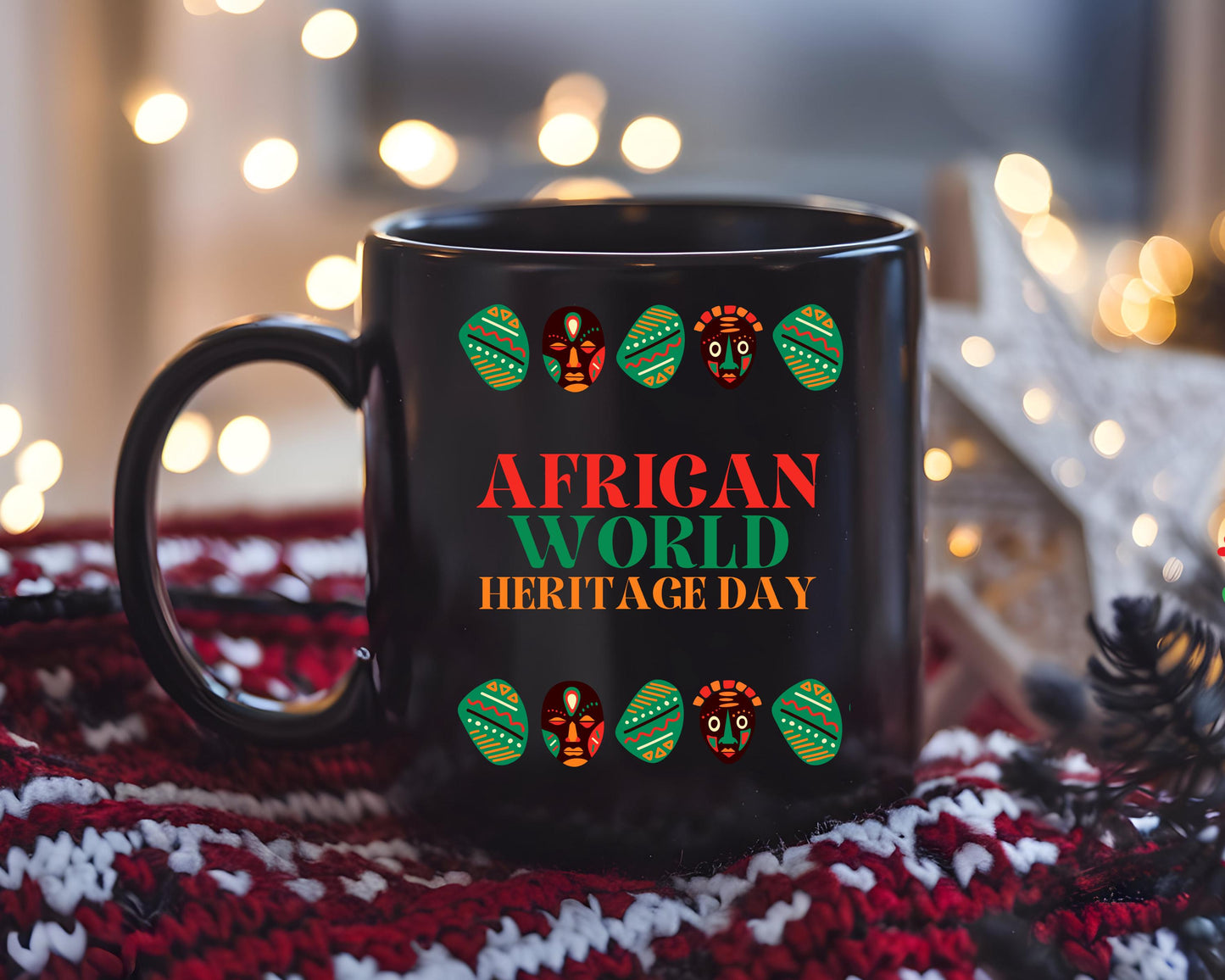 Africa World Heritage Day Mug | African Culture Coffee Cup | Unique Gift