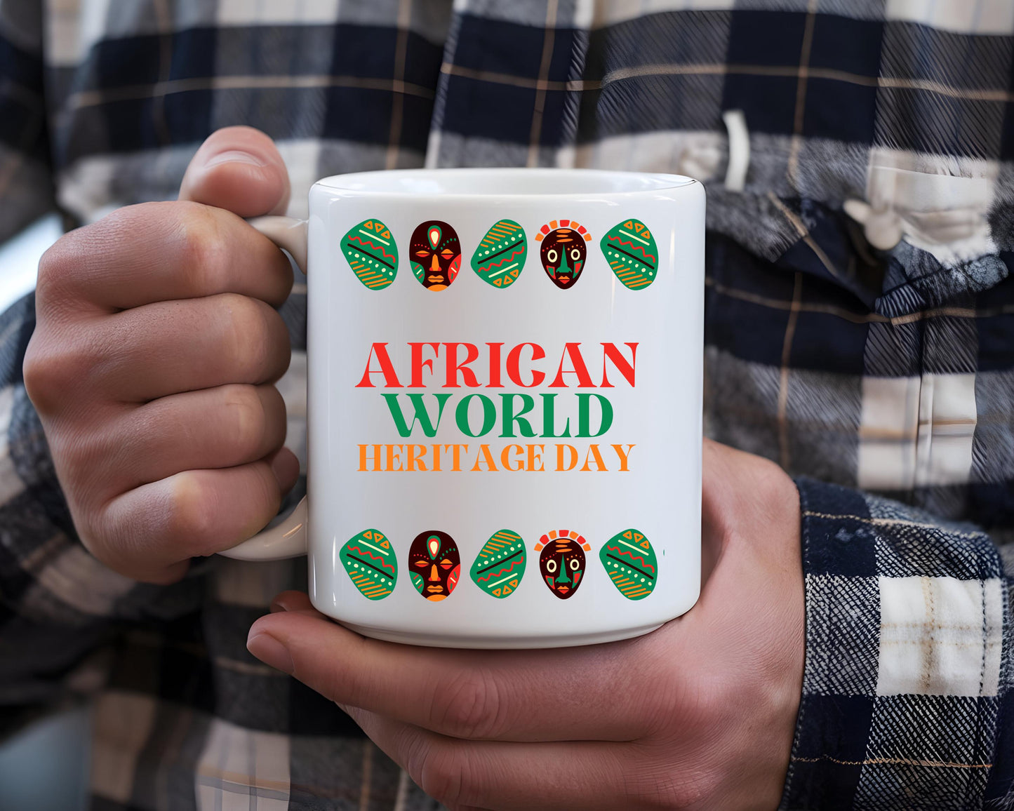 Africa World Heritage Day Mug | African Culture Coffee Cup | Unique Gift