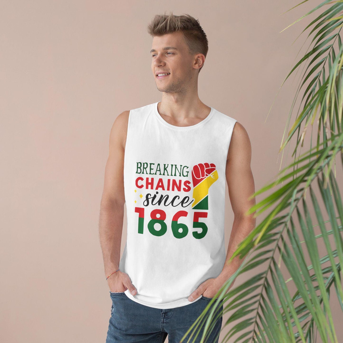 Breaking Chains Till 1865 Tank Top | Juneteenth Apparel | Black Freedom Shirt