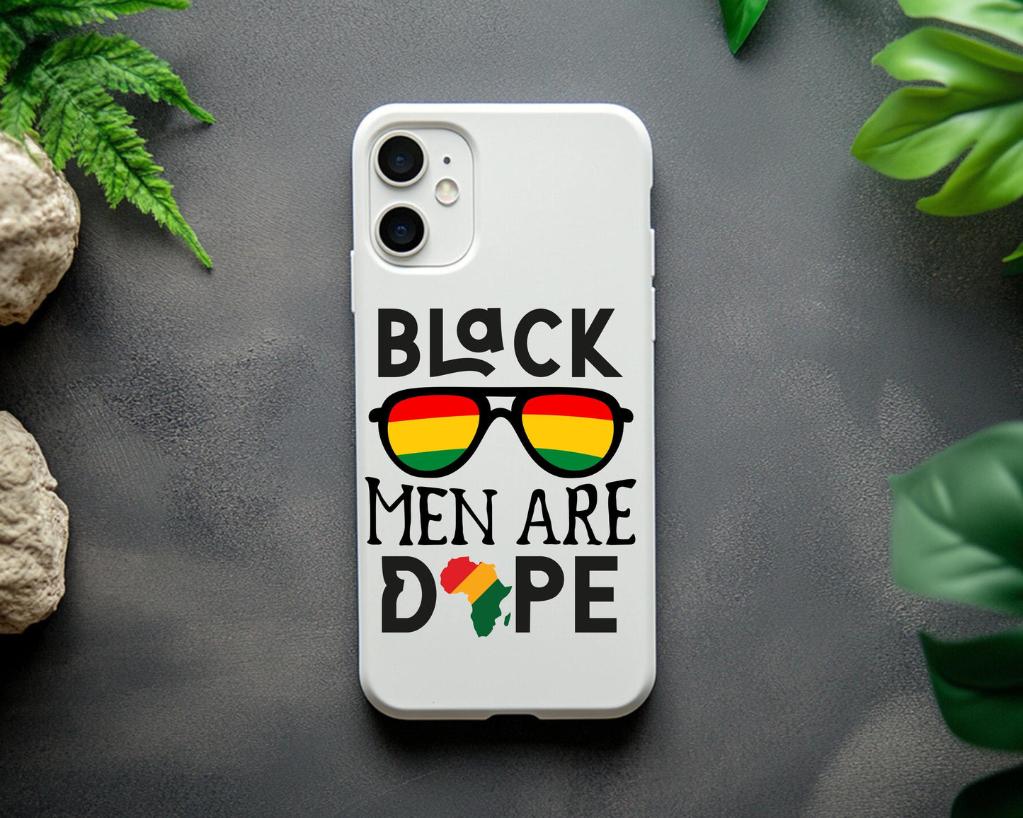 Black Men Are Dope Phone Case | Black Excellence Accessory | Empowerment Phone Cover