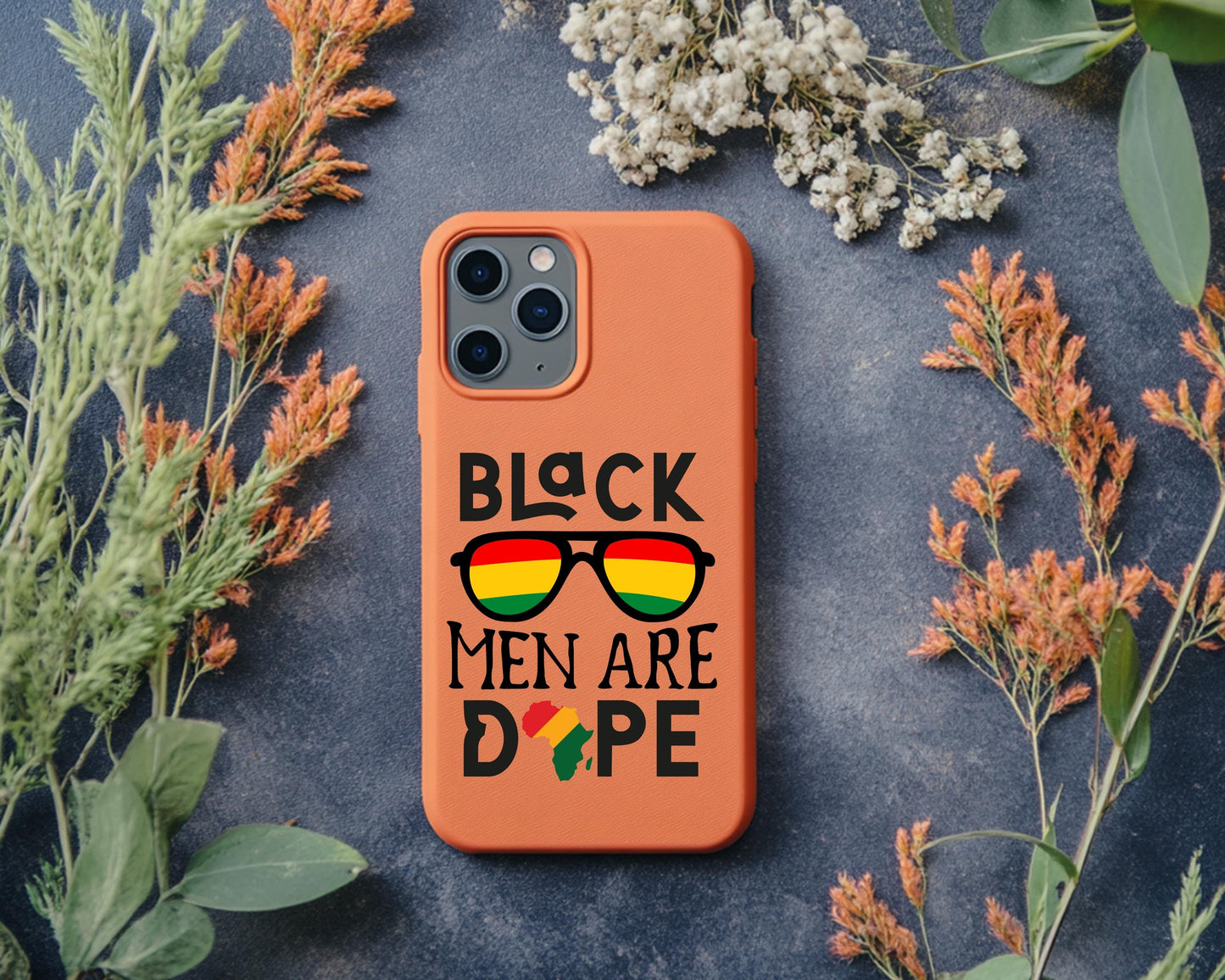 Black Men Are Dope Phone Case | Black Excellence Accessory | Empowerment Phone Cover