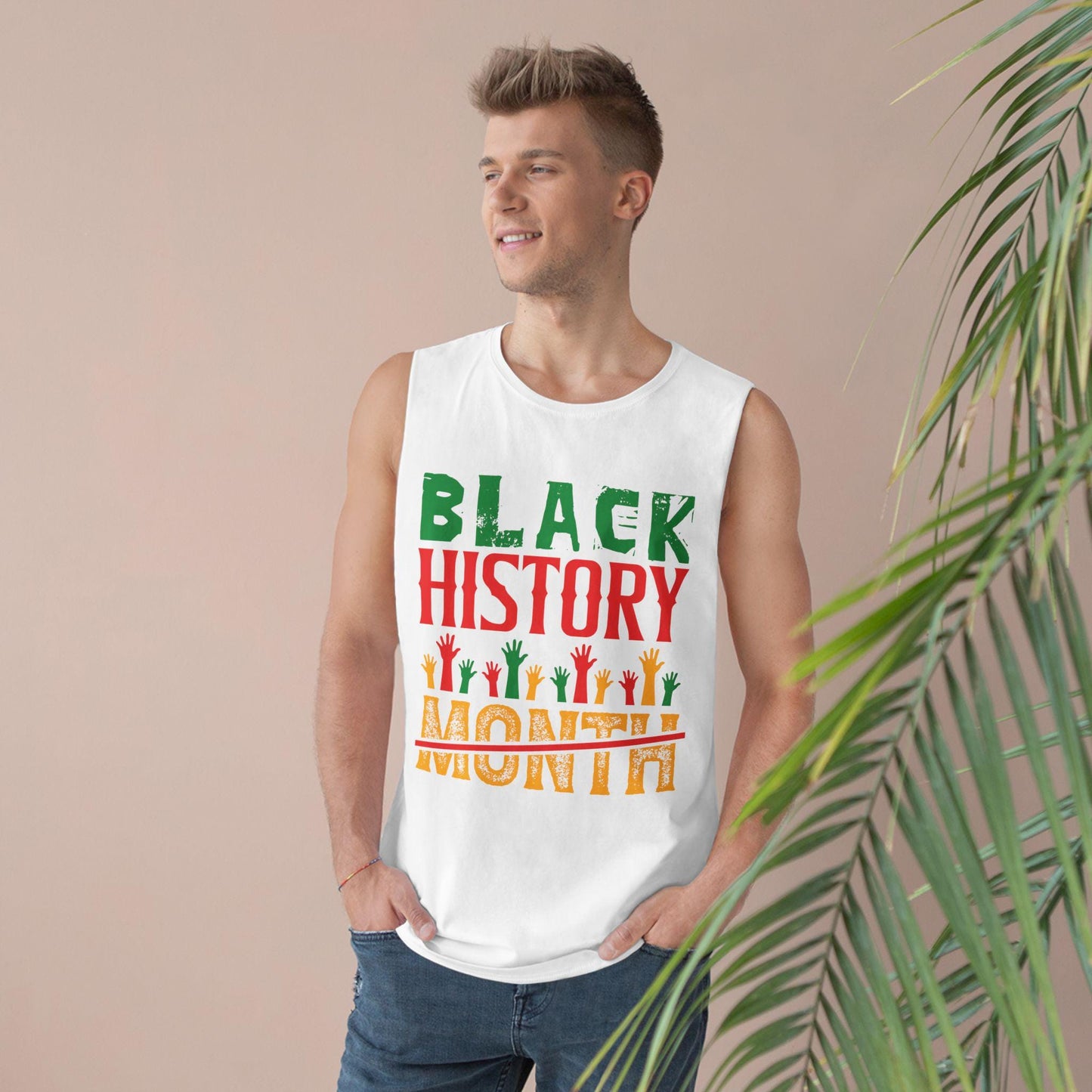 Tank Top, Black History Month Afrocentric Unisex Barnard Tee, African American Pride Shirt, Cultural Heritage Activewear, Ethnic Diversity