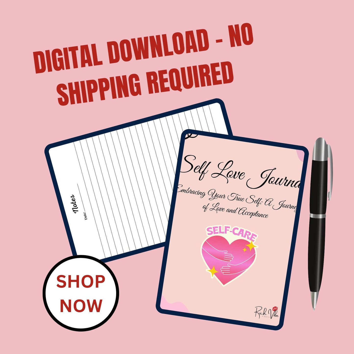 Editable Template Self Love Workbook Digital Self Love Planner Self Care Journal Affirmation Journal Self Love Journal Printable and